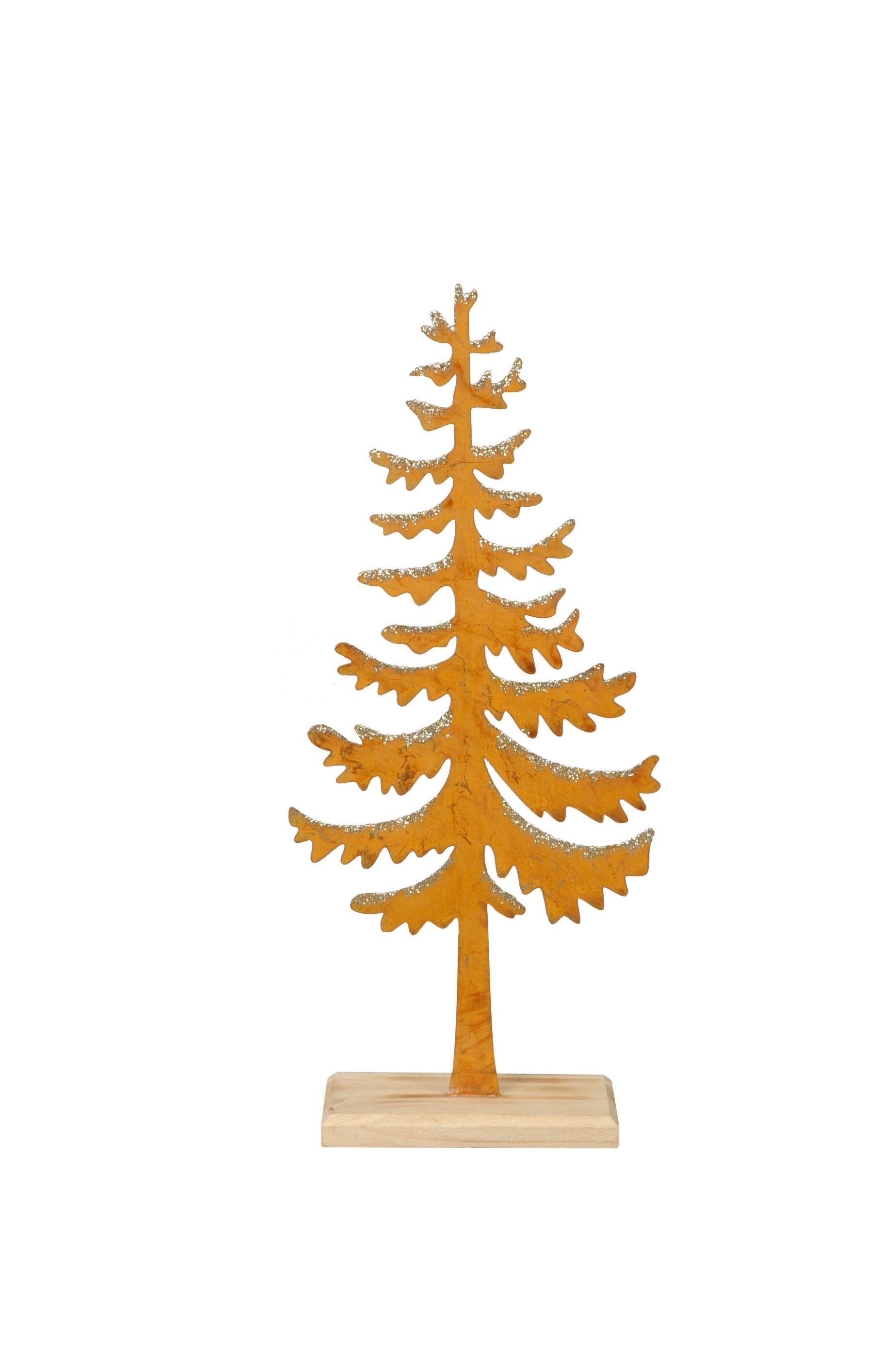 Posiwio Dekoobjekt Weihnachtsbaum Höhe 35 cmTischdeko Tannenbaum