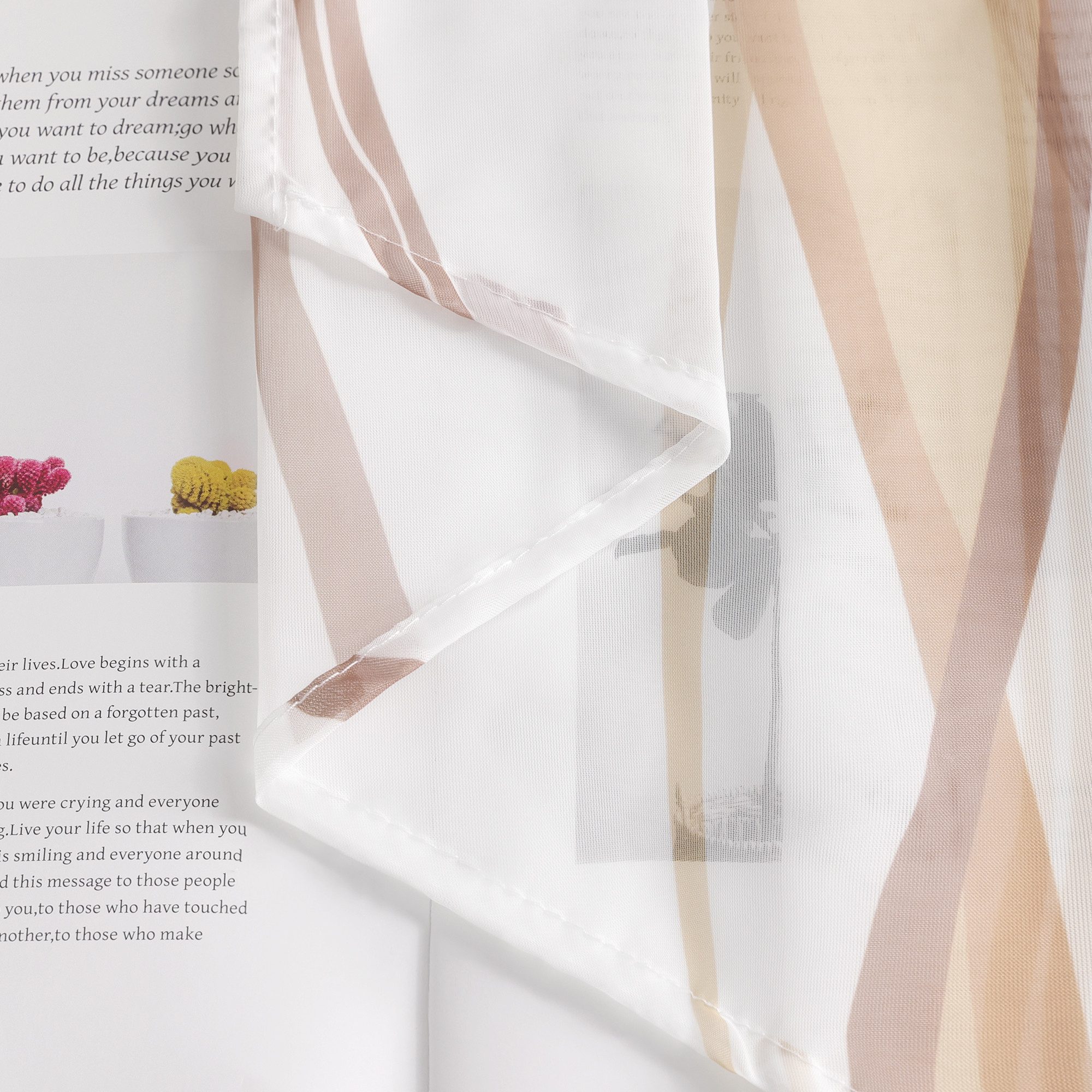 Joyswahl Scheibengardine (1 St), Stangendurchzug, transparent, Tunnelzug Vo günstig online kaufen