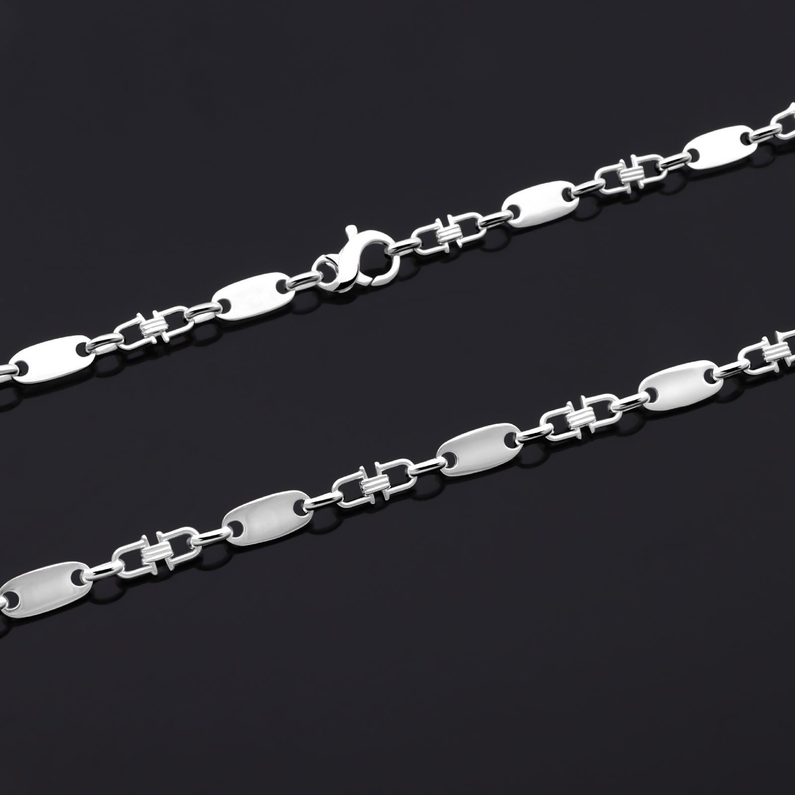 Tony Fein Silberkette Plattenkette 8 mm günstig online kaufen