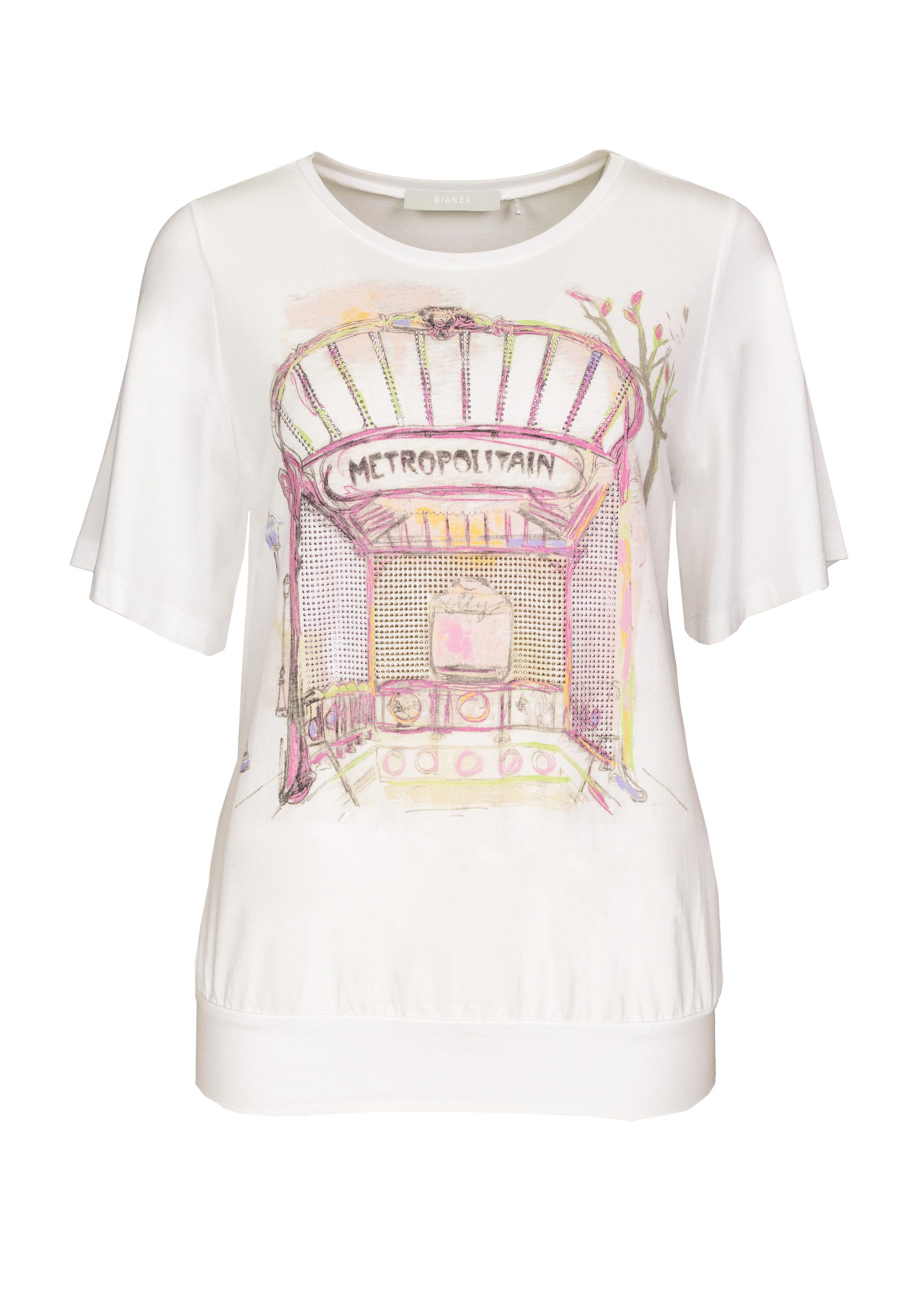 bianca Rundhalsshirt JANINE mit tollem Frontprint günstig online kaufen