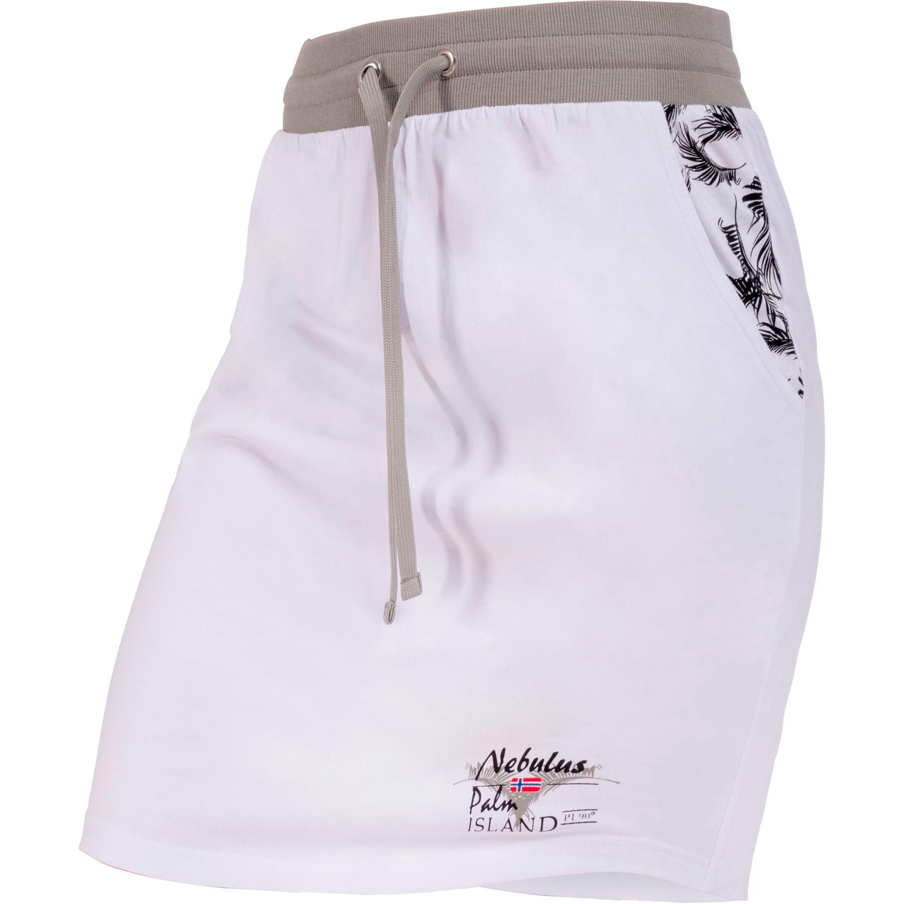 Nebulus Rock & Leggings PALM, P6650 - Damen, weiß-grau, L/40
