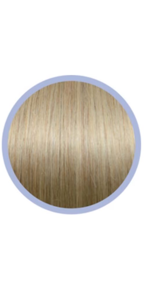 Seiseta Kunsthaar-Extension Seiseta Keratin Fusion 24 Intensives Aschblond 50-55 cm