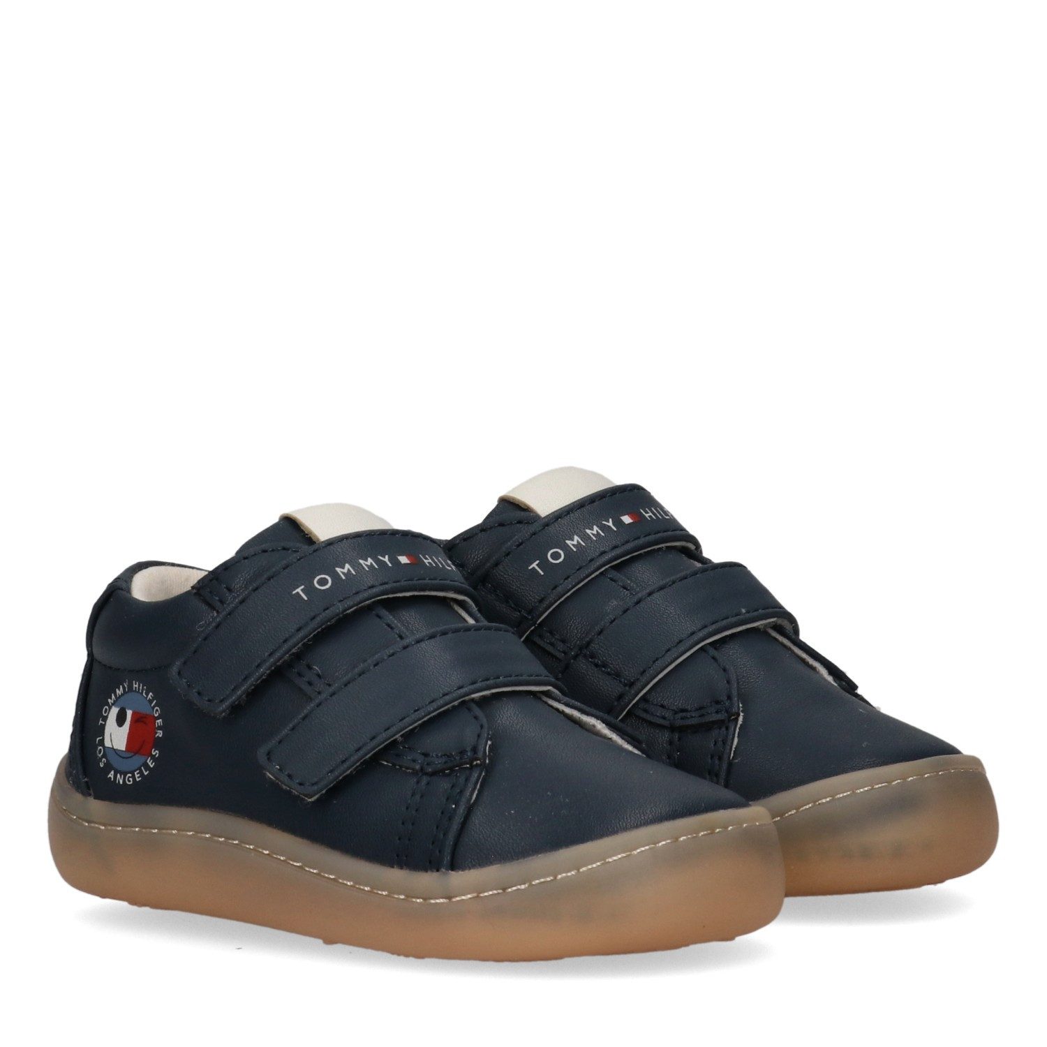 Tommy Hilfiger Lauflernschuh Barfußschuh, Halbschuh, Klettschuh mit Logoschriftzug
