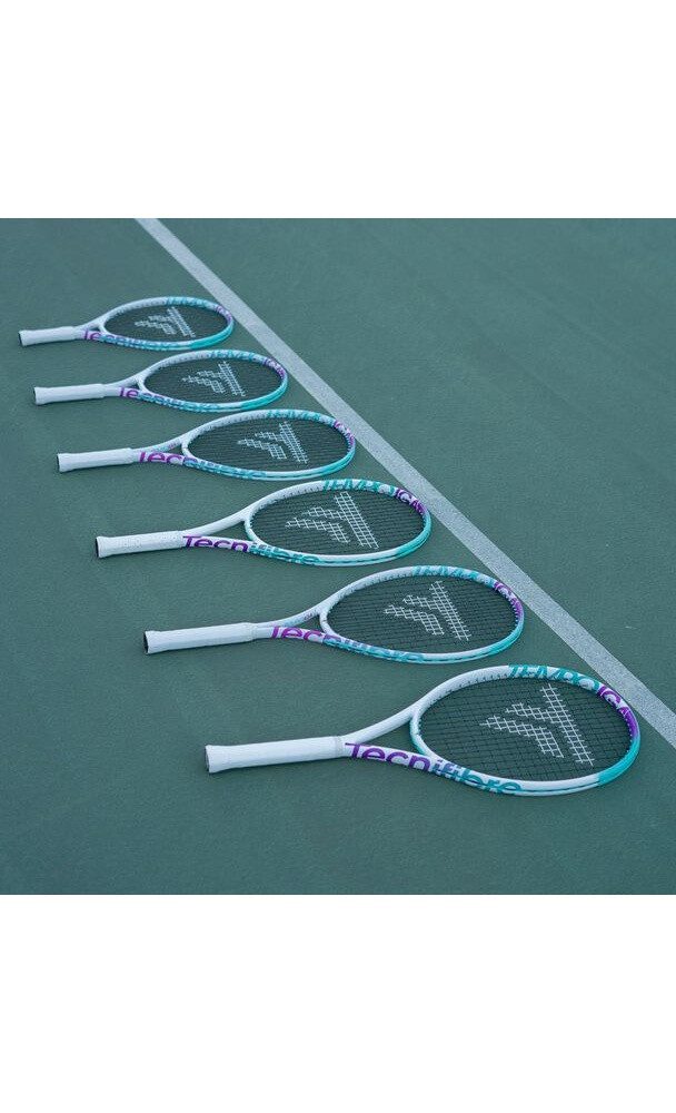 Tecnifibre Tennisschläger Tempo Iga 26in/250g (11-14 Jahre) 2025 weiss/violett - besaitet