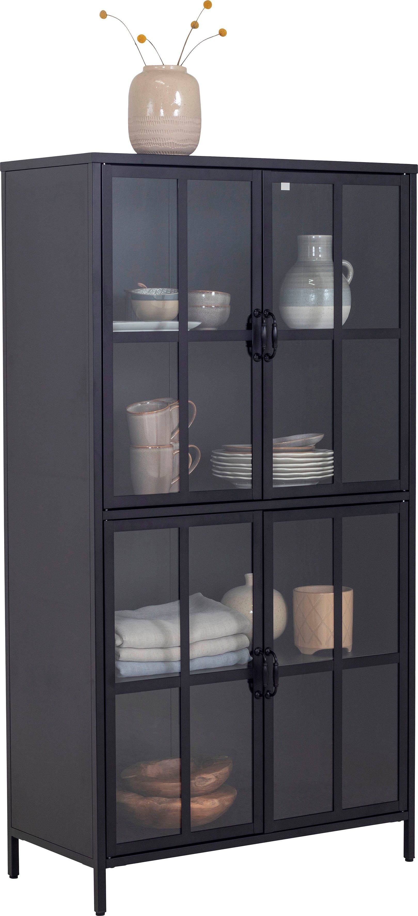 Homexperts Vitrine Choice designorientiertes mit Highboard Glastüren