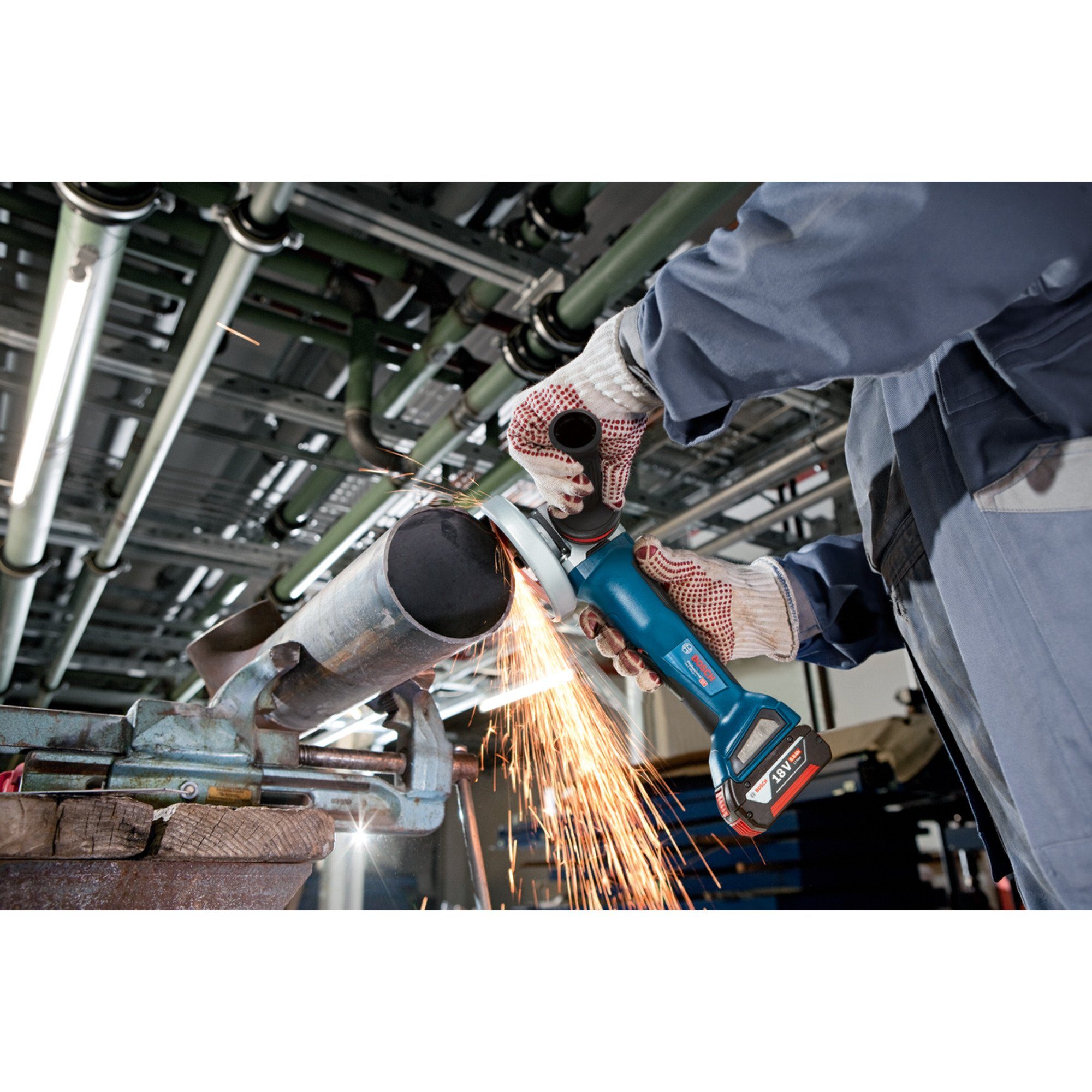 Bosch Professional Winkelschleifer Bosch Professional X-LOCK Akku-Winkelschleifer GWX