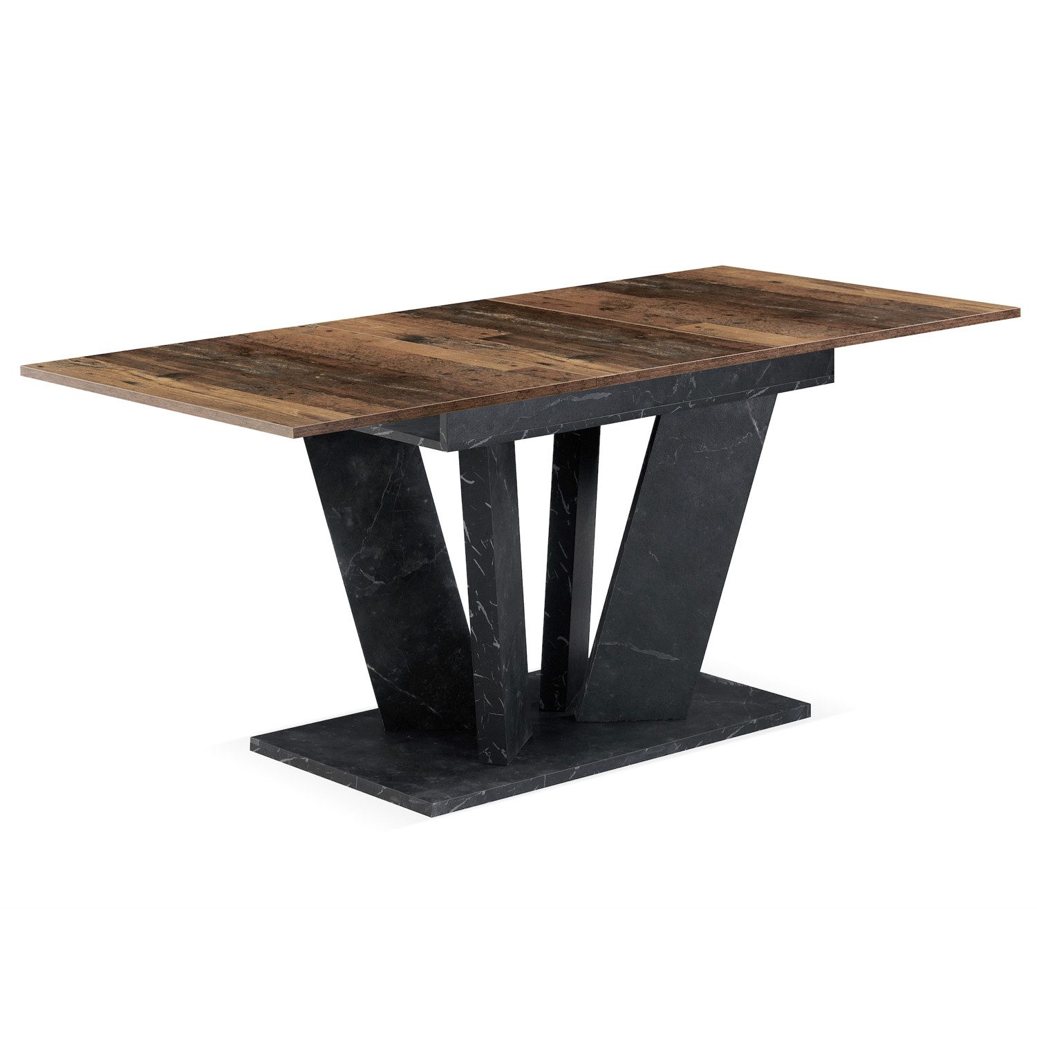 B&D home Säulen-Esstisch WILLEM, ausziehbar, 120-160cm, günstig online kaufen
