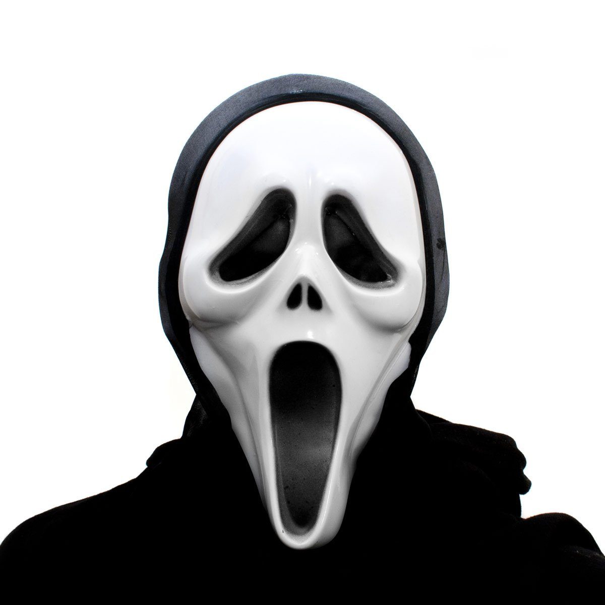 Goods+Gadgets Kostüm Scream Maske – Horror Maske für Grusel Kostüm und Halloween Partys, Horror Halloween Maske