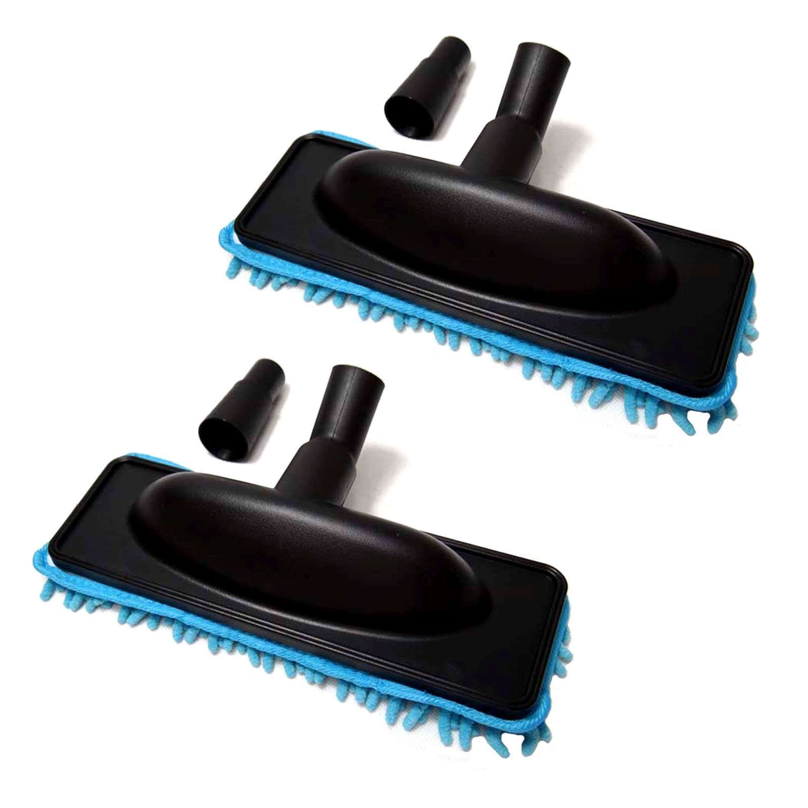 HAC24 Wischdüse 2x Universal Staubsauger Bodendüse Hartbodendüse Bodenwischer, (Set, 2-tlg), mit Mikrofaser Wischmop inkl. Adapter