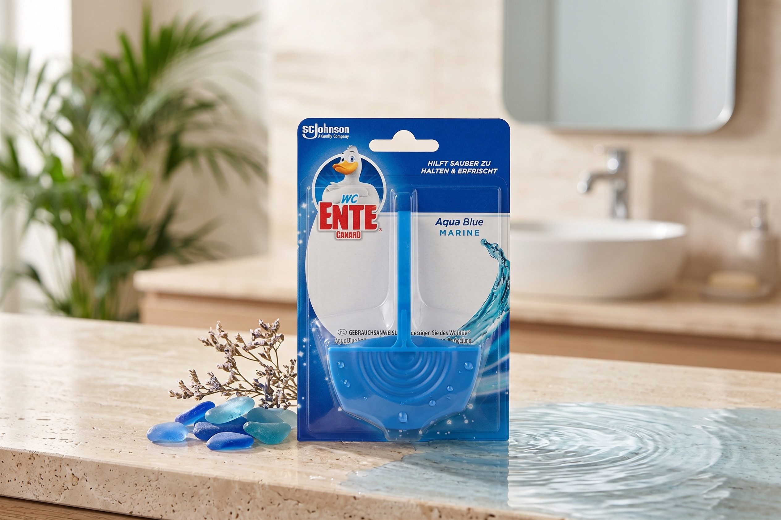 WC Ente WC-Ente WC-Stein Aqua Blue Marine, 1 St WC-Reiniger