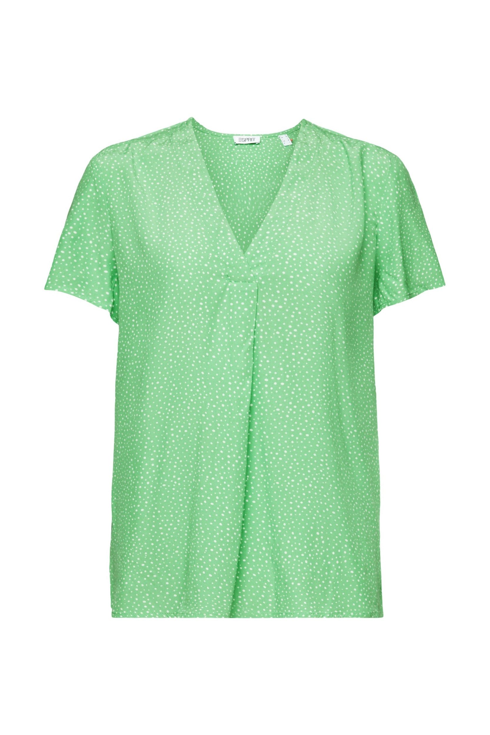 Esprit Shirtbluse SKI/V Neck Blou