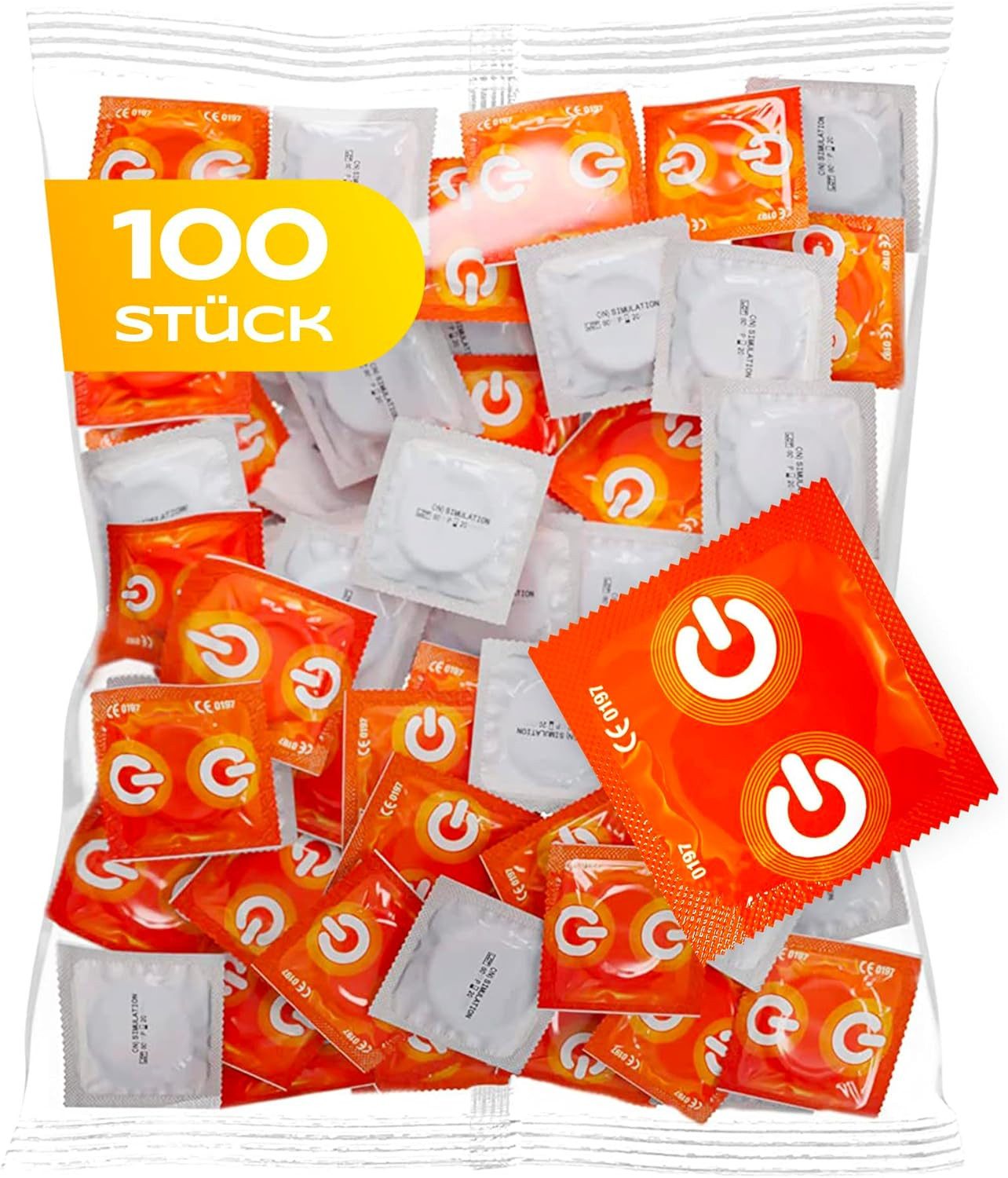 ON Condoms Kondome verschiedene Sorten Premium Preservative, Natur, extra dünn, gerippt, stimulierend, aromatisiert