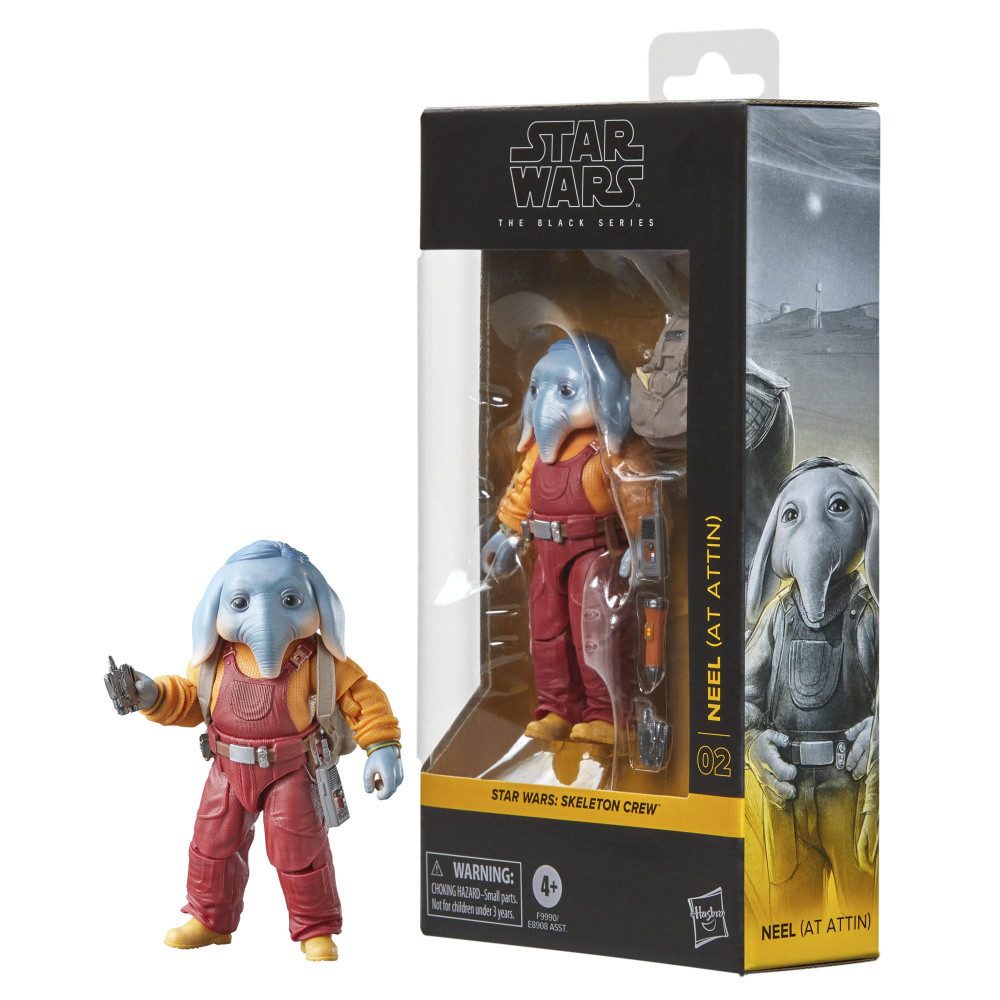 Hasbro Actionfigur Star Wars: Skeleton Crew Black Series Actionfigur Neel (At Attin) 15 c