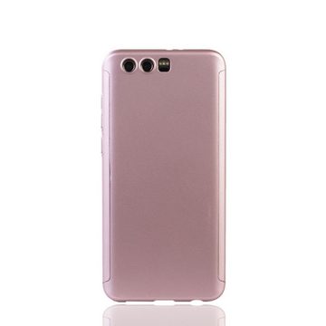 König Design Handyhülle Huawei Honor 9, Huawei Honor 9 Handyhülle 360 Grad Schutz Full Cover Rosa