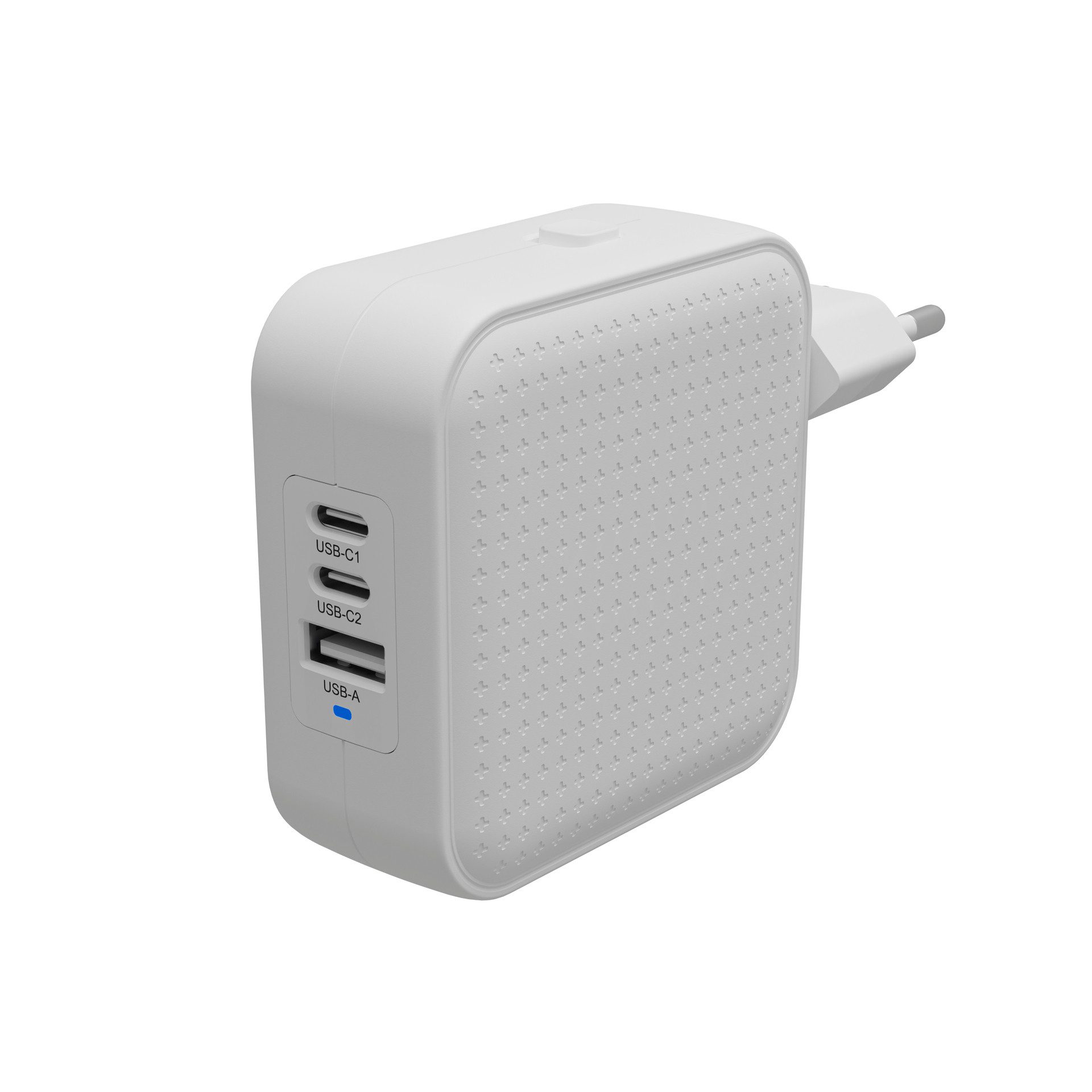 Targus HyperJuice 70W GaN Travel Charger 2x USB-C + 1x USB-A Schnelllade-Gerät