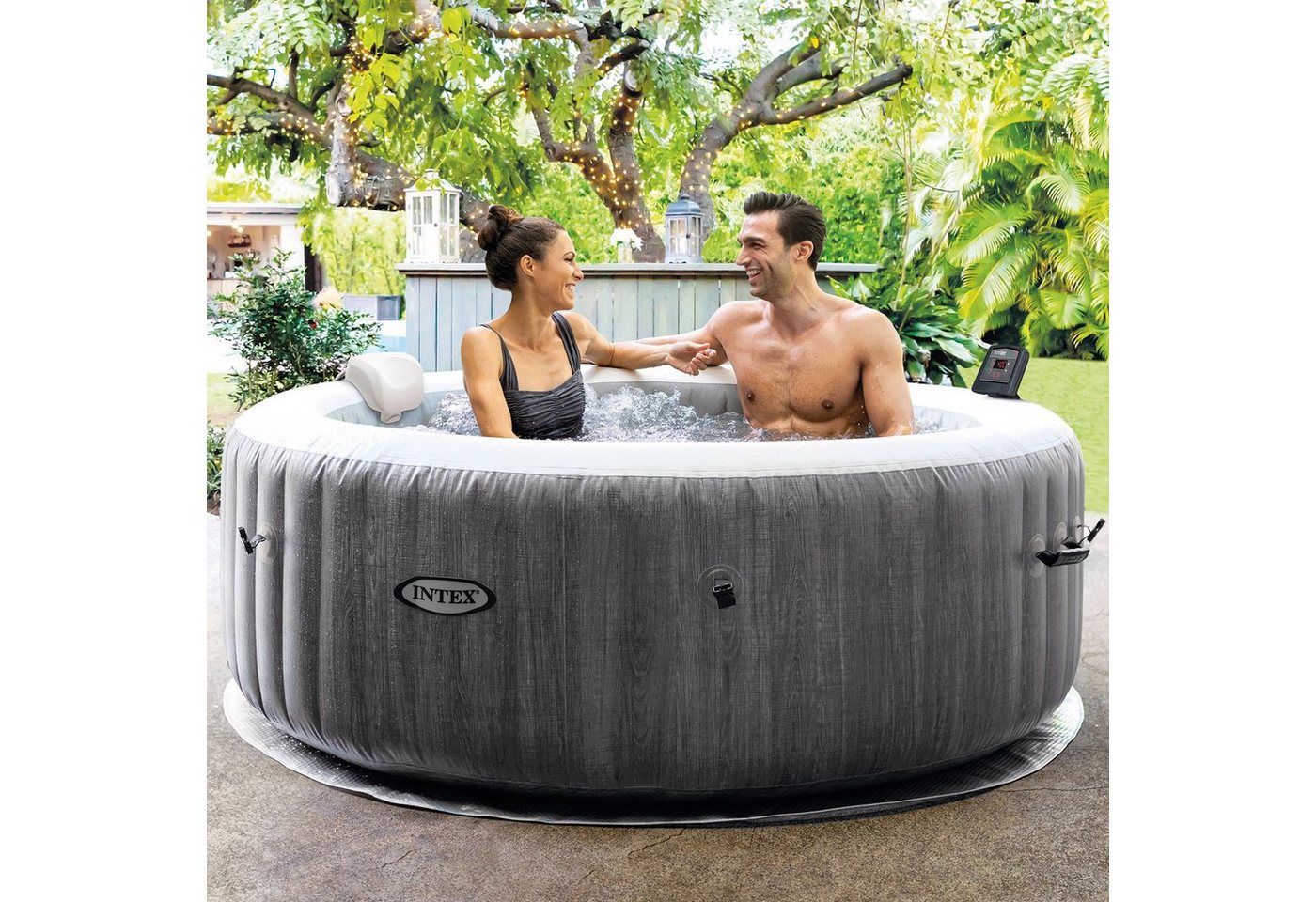 Thumbnail - Intex Whirlpool "Pure Spa Bubble Massage Greywood Deluxe"