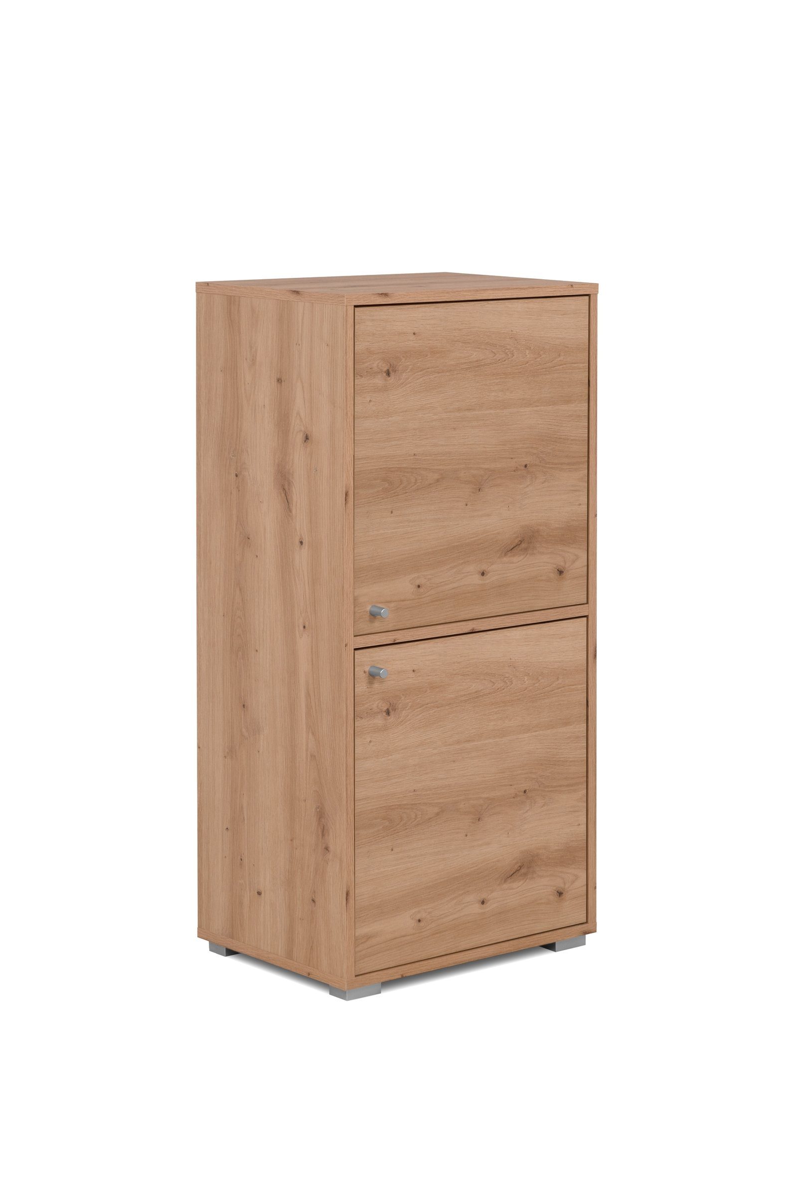 in Fyn Aktenschrank 2 möbelando Türen. Artisan 46x96,5x33,5 (BxHxT) Oak mit cm Abmessungen