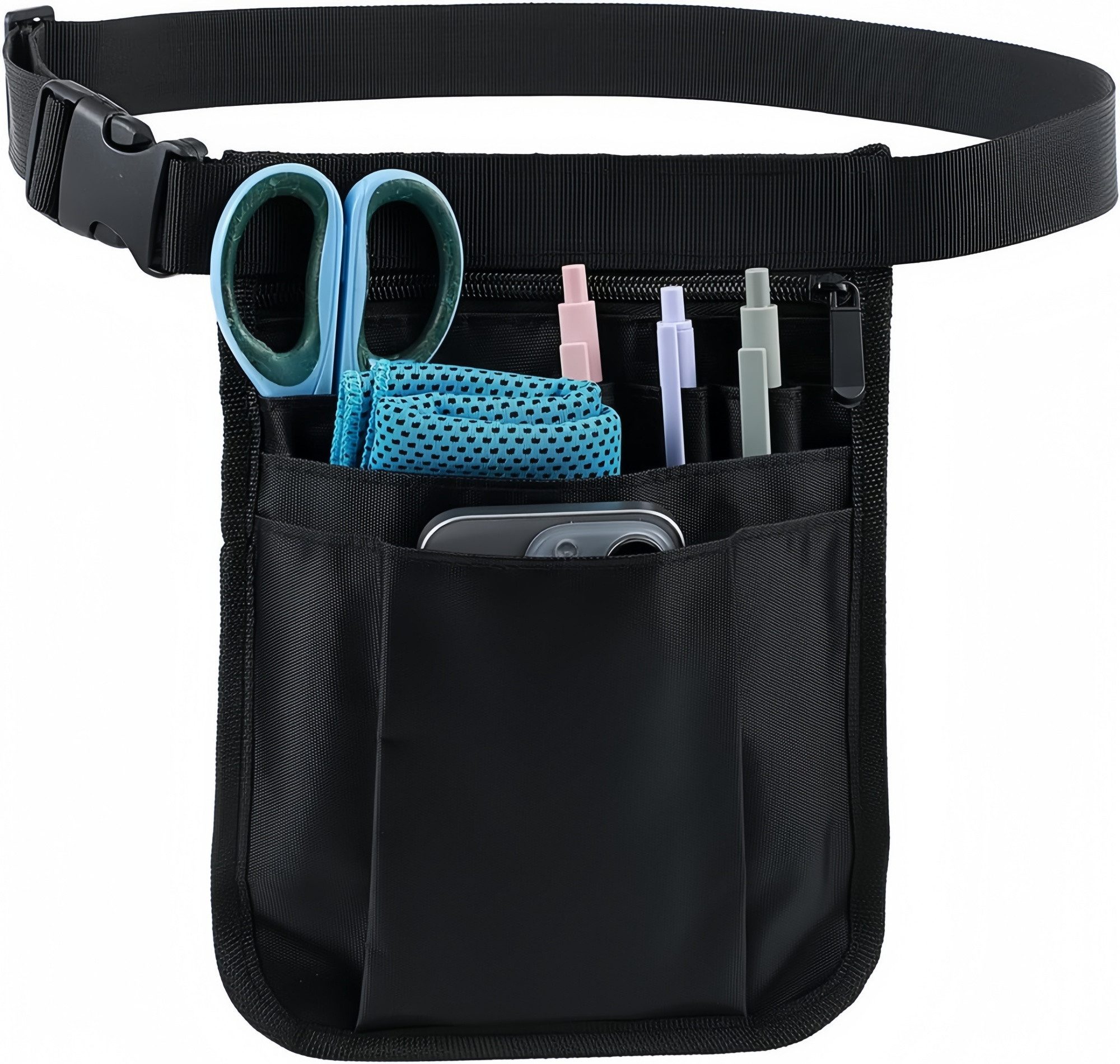 FOUORTUNATE-BEE Gürteltasche Multifunktionale Gürteltasche für Kellner und Servicepersonal, Praktische Kellnertasche zur Aufbewahrung von Arbeitsutensilien