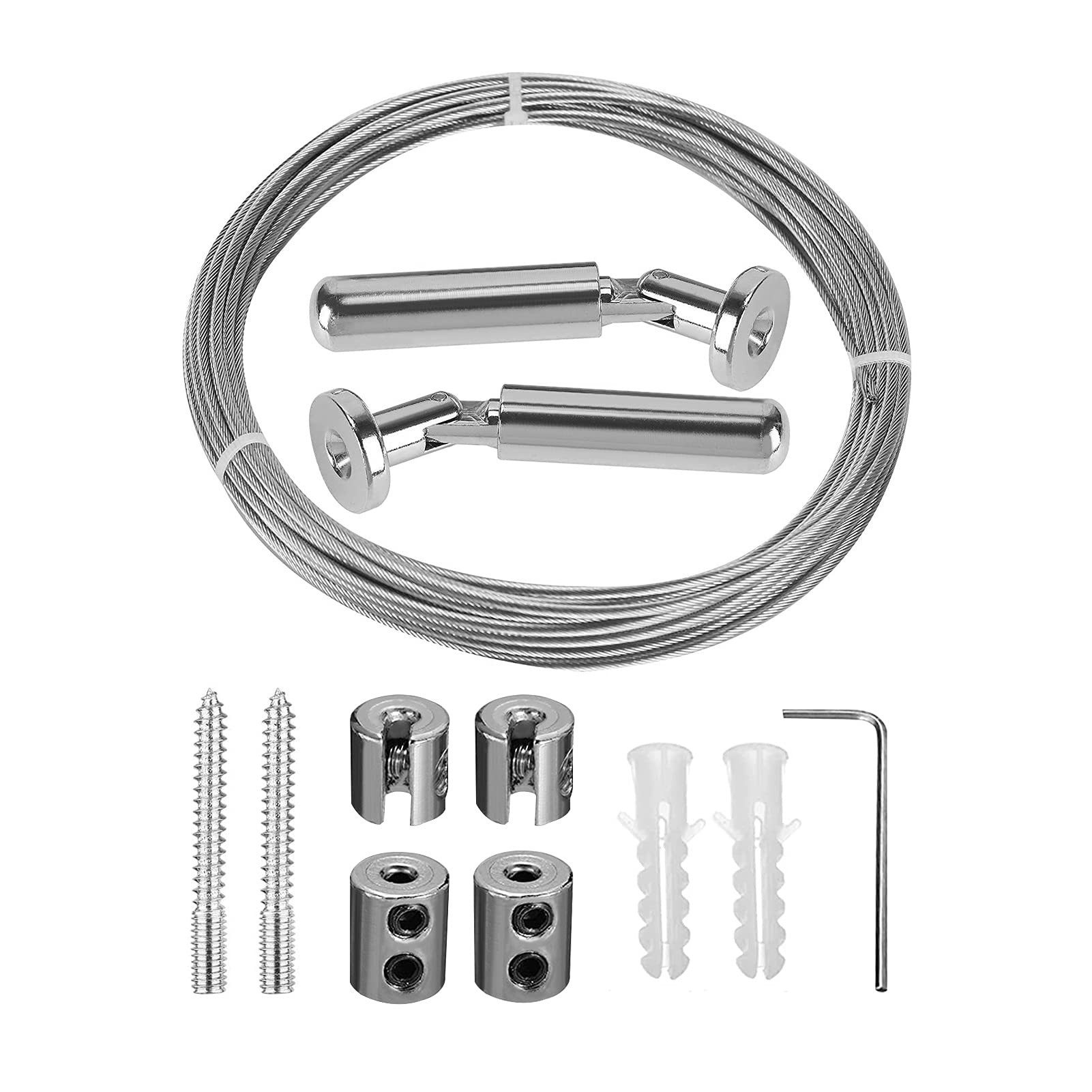 Youyijia Edelstahl Vorhangseil-Set für Innendekoration Drahtseil (1-tlg) günstig online kaufen