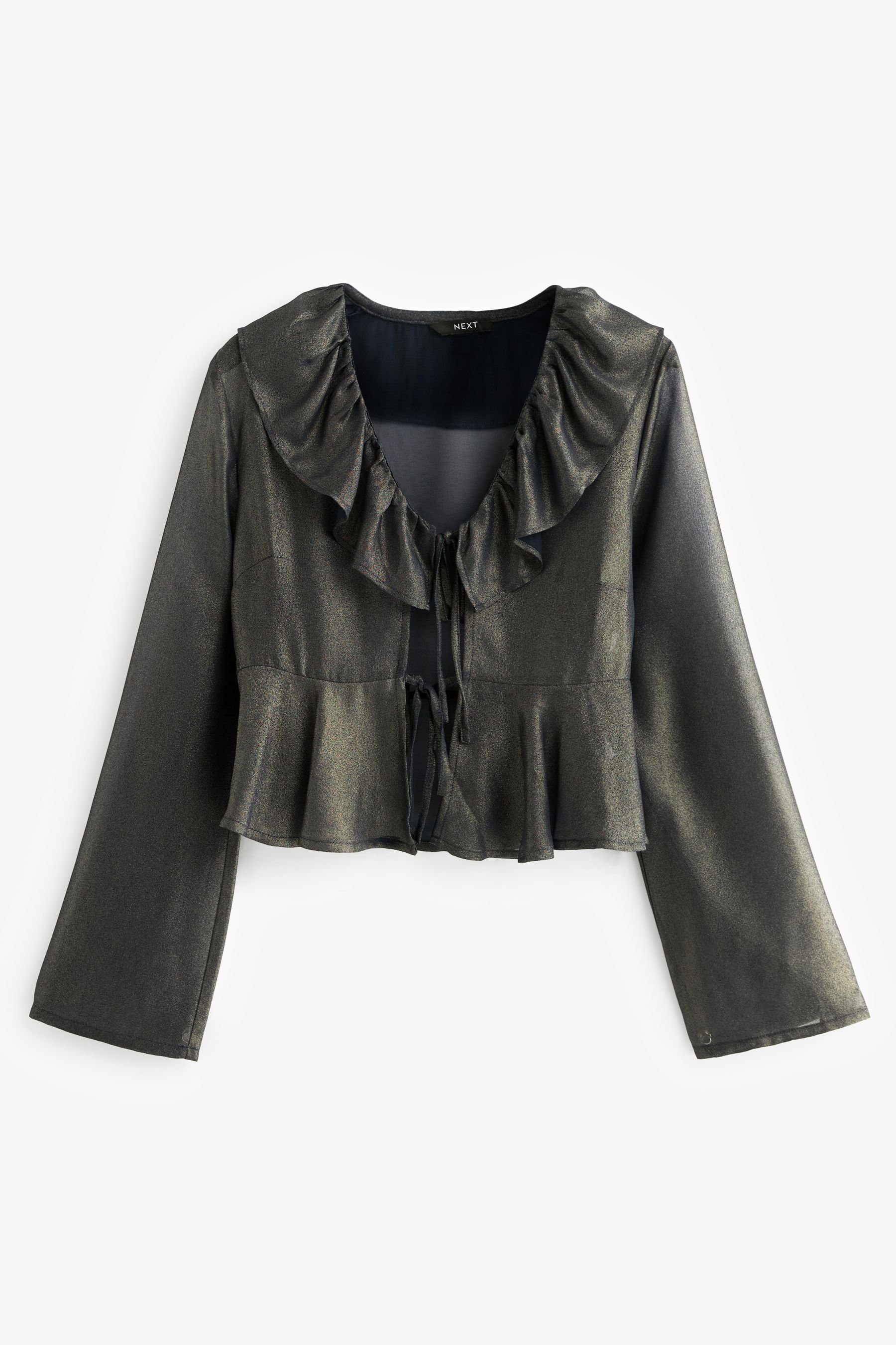 Next Langarmbluse Langärmlige Bluse mit Rüschen günstig online kaufen