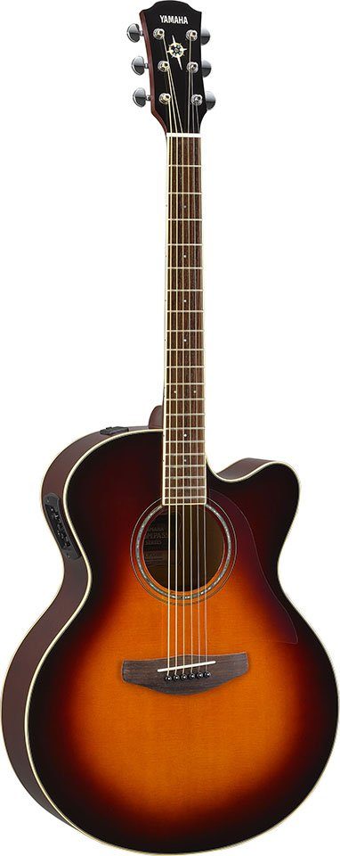 Yamaha E-Gitarre E-Akustikgitarre CPX600OVS, Old Violin Sunburst