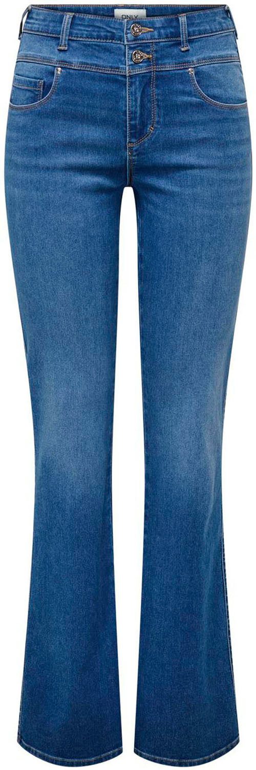 Only Onlsui Mid Slim Dnm Pim L.32 Medium Blue Den - Pantalons Pour