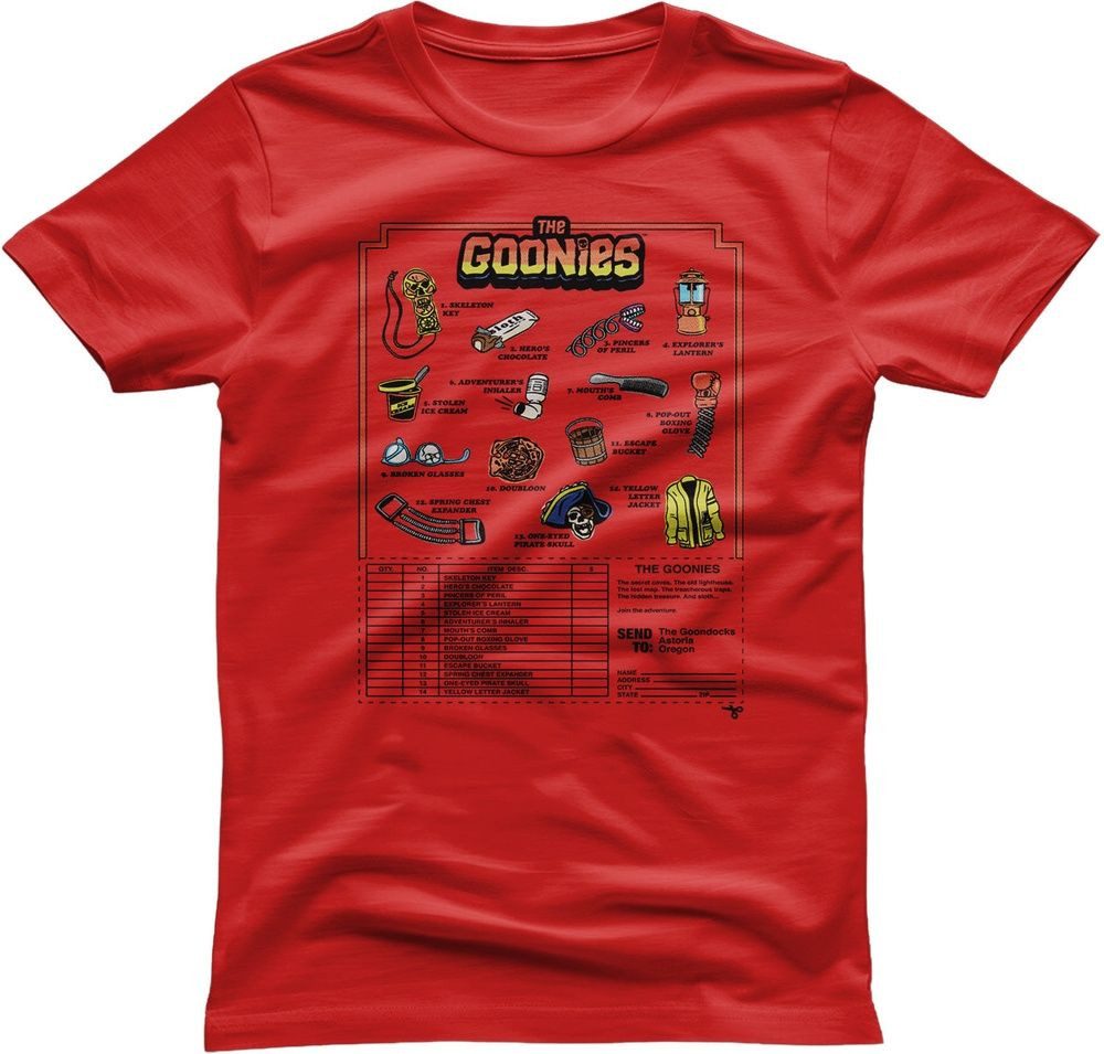 The Goonies T-Shirt The Goonies Accessories Mail Order T-Shirt