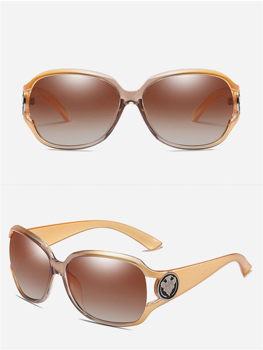 DÖRÖY Sonnenbrille Sonnenbrillen Frauen, Outdoor-Sonnenbrillen Polarisierende C für