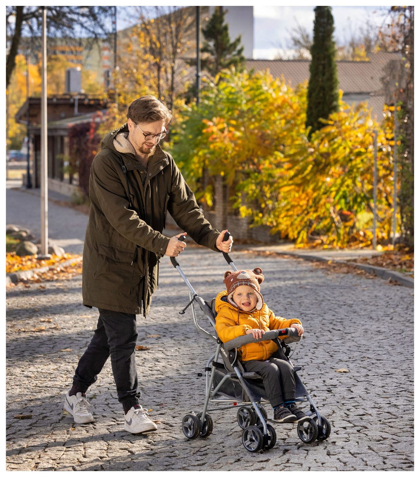 Moby-System Kinder-Buggy Moby-System Barton Buggy Kinderwagen Reisebuggy Grau, FOLDABLE LOCKER STROLLER