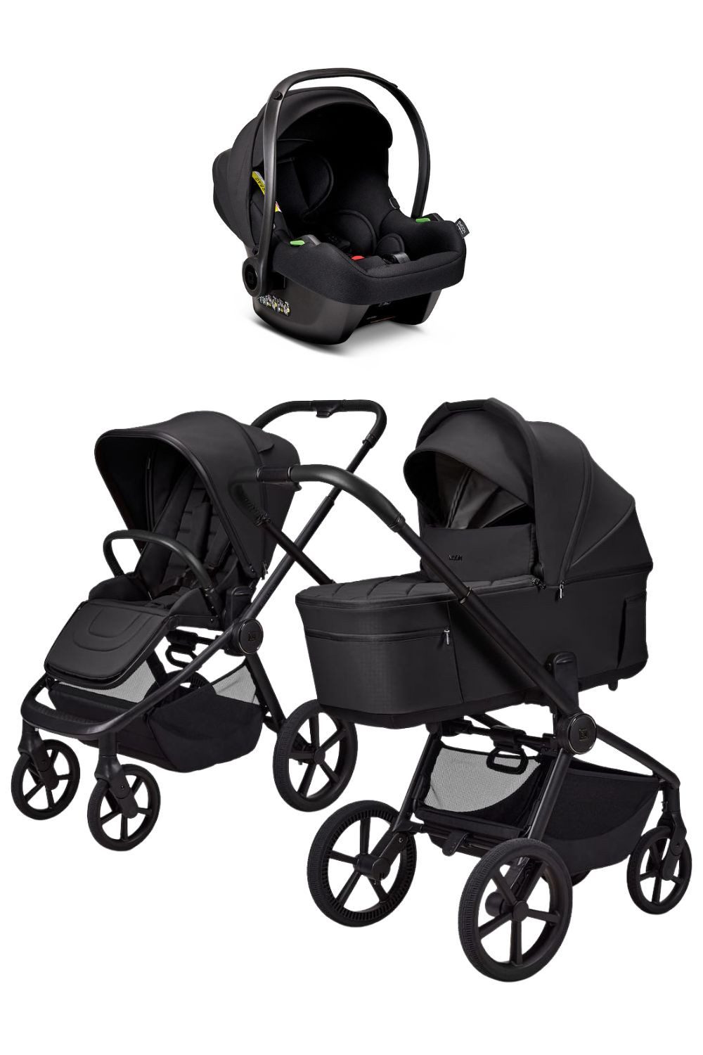 Moon Kombi-Kinderwagen Resea Fold Diamond Kombikinderwagen mit Cosmo 2.0