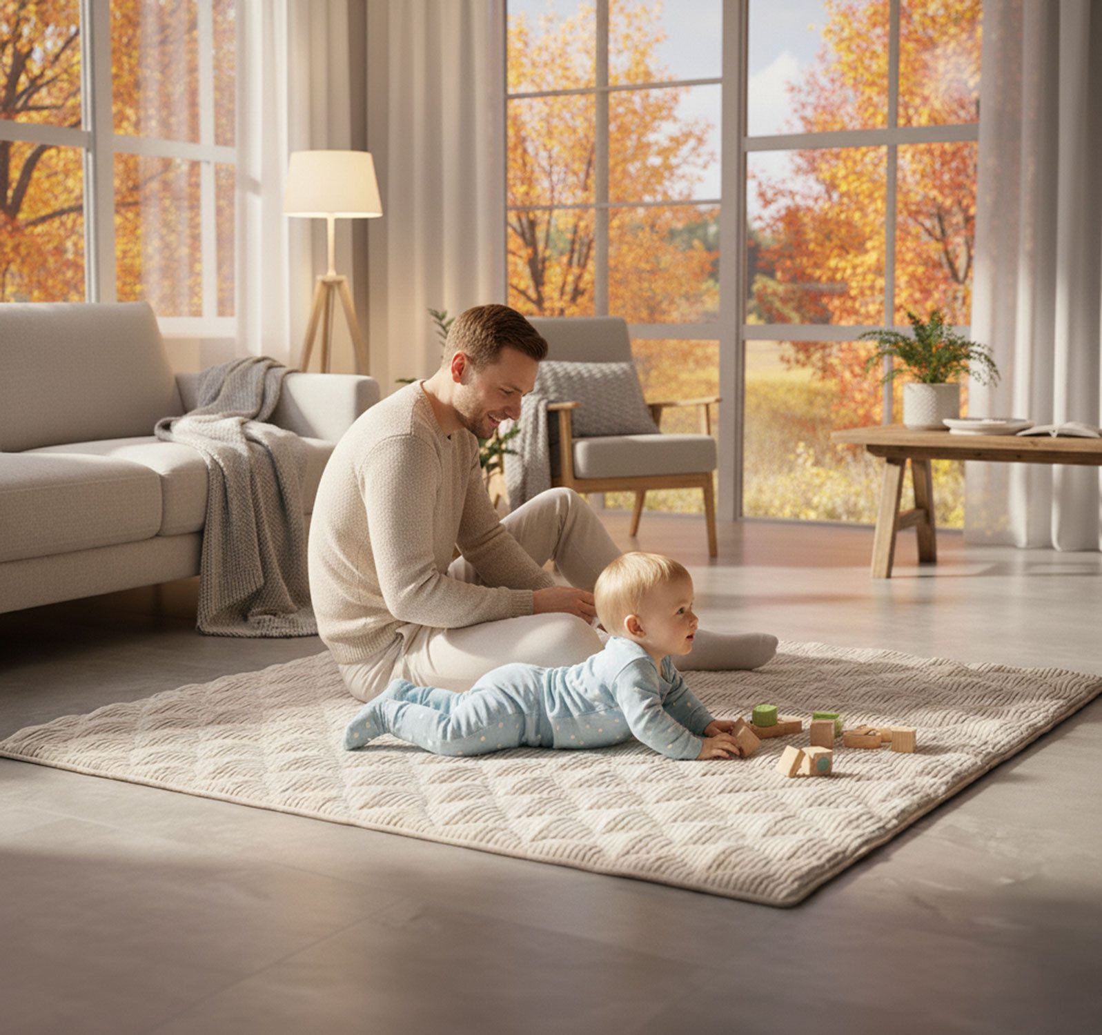 Krabbeldecke Soft-Cord wasserabweisende Sanosoft Babydecke, Sanosoft, günstig online kaufen