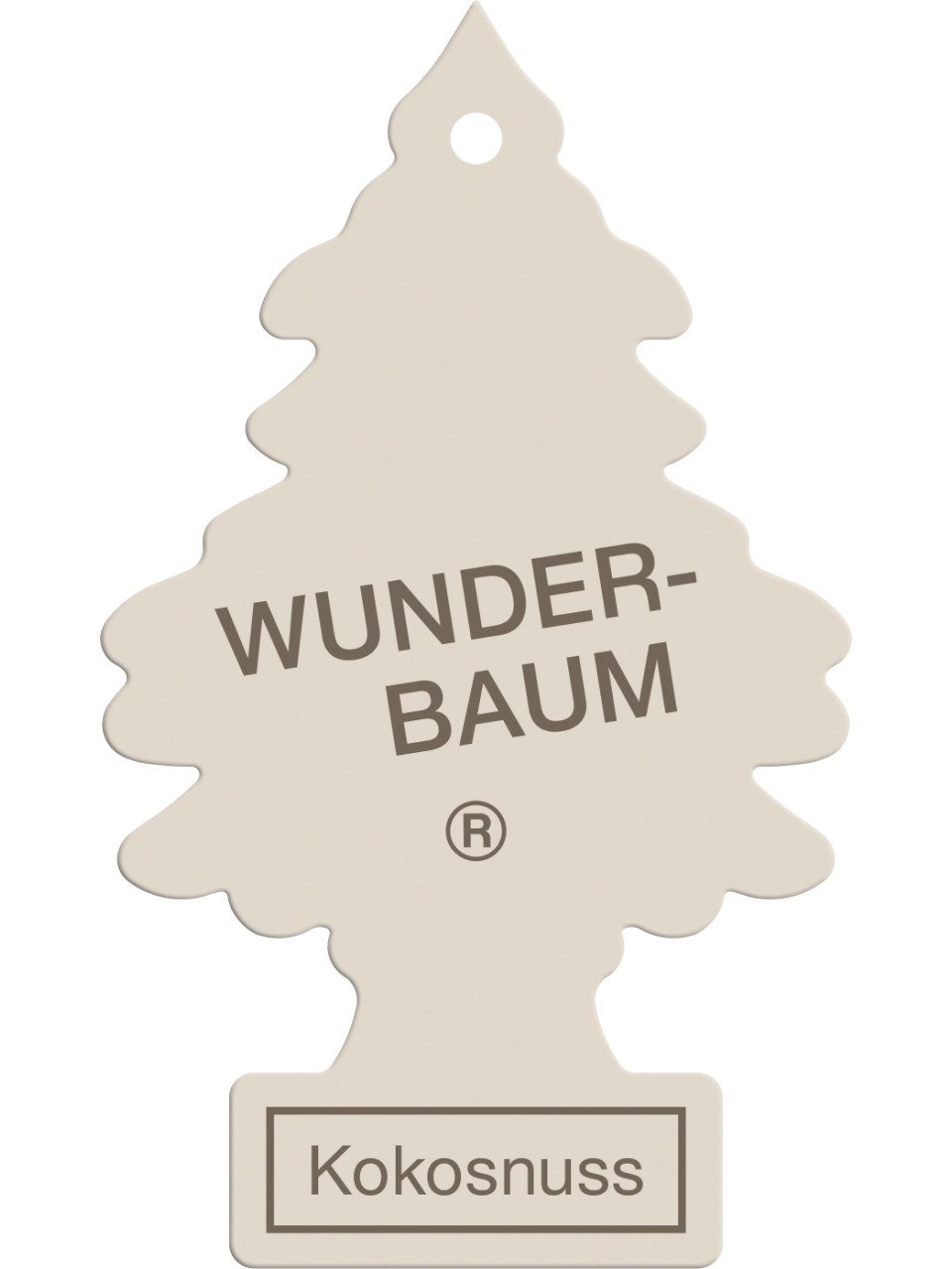 Wunder-Baum Raumduft Wunderbaum Papierlufterfrischer Kokosnuss