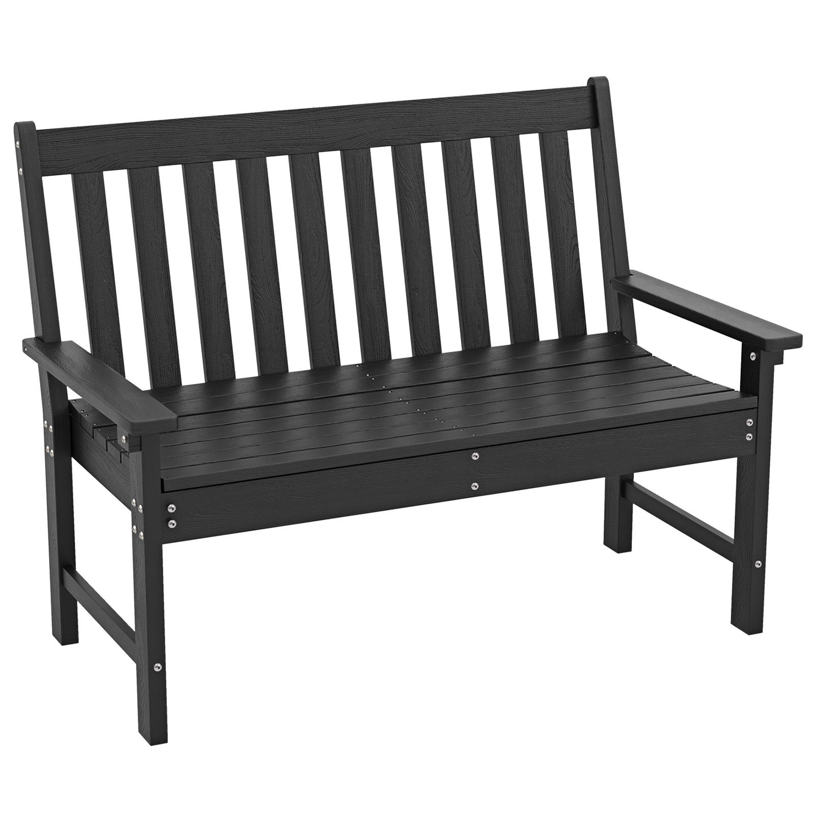 KOMFOTTEU Gartenbank 2-Sitzer Terrassenbank, wasserdicht, aus HDPE günstig online kaufen