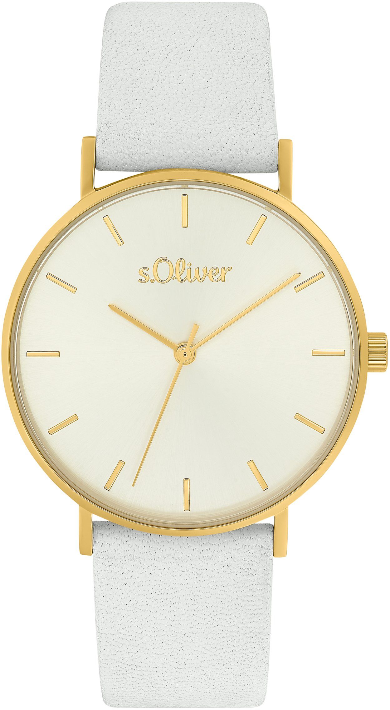 s.Oliver Quarzuhr 2033487, Armbanduhr, Damenuhr, analog, günstig online kaufen