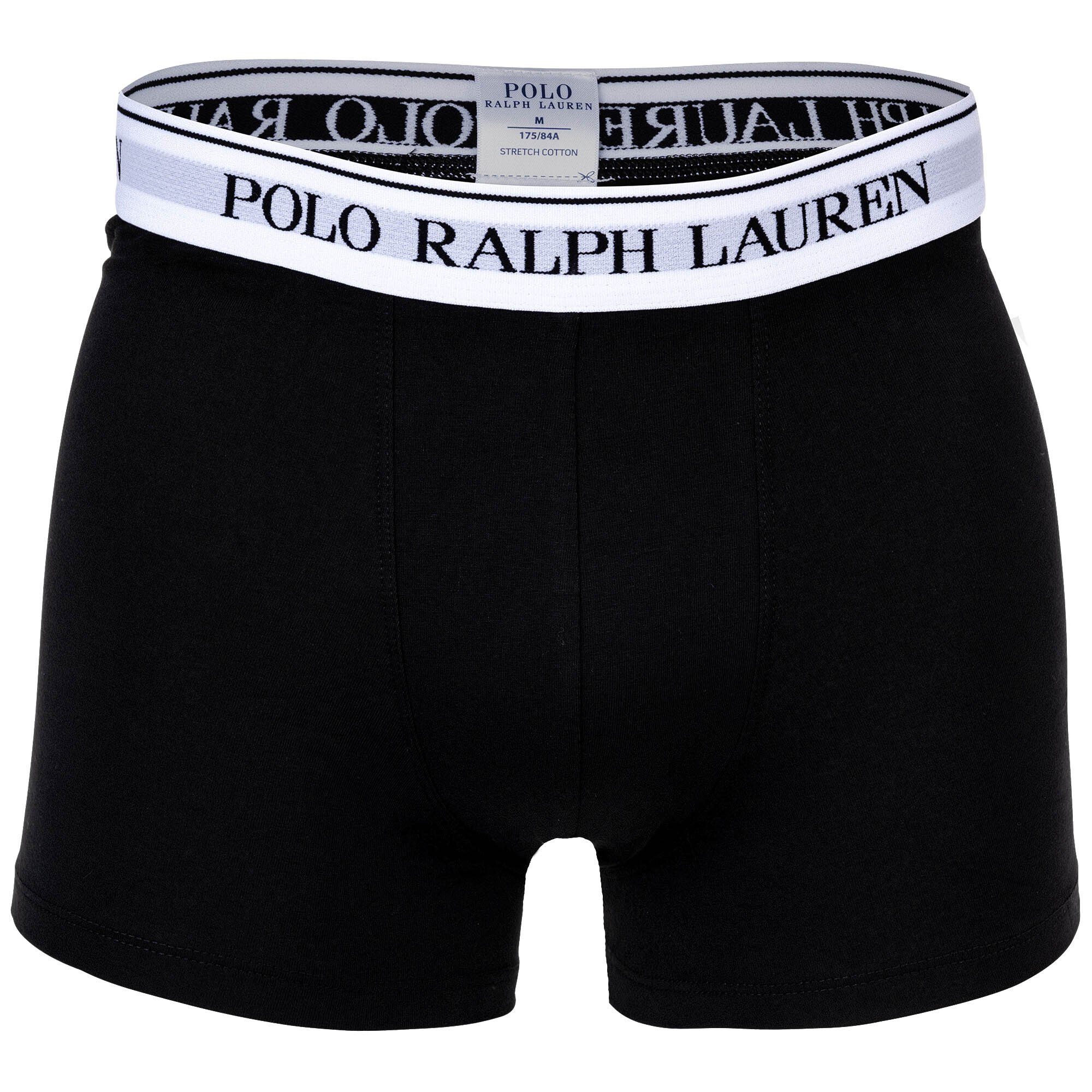 5er - Pack Schwarz/Grau/Weiß TRUNK-5 Herren Boxer CLSSIC Shorts, Ralph Lauren Polo Boxer