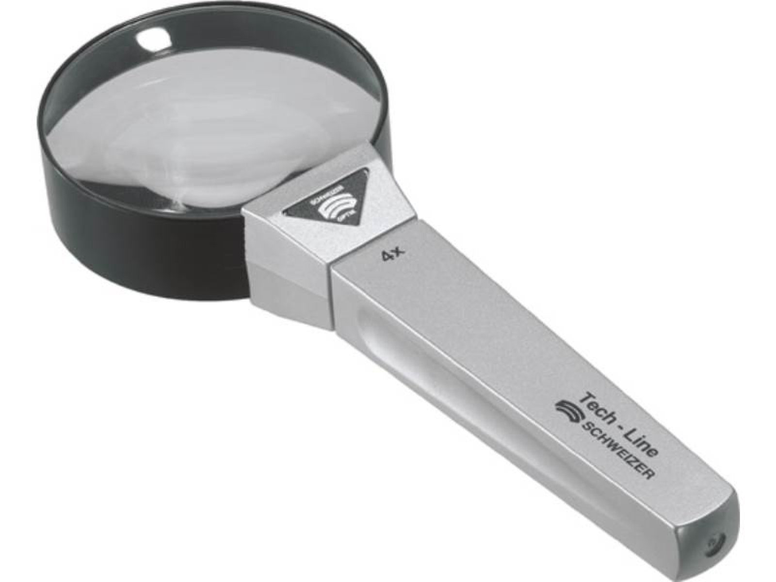 Handlupe »Handlupe Tech-Line Vergr. 4x Linsen-D.65mm Schweizer mit ...
