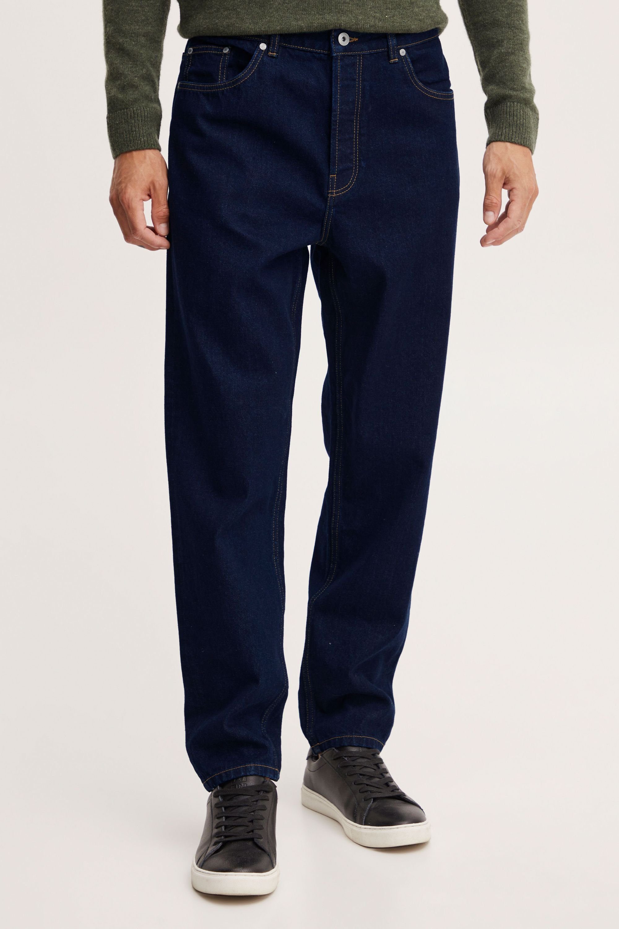 !Solid 5-Pocket-Jeans SDDylan, DAD FIT 21104099 Dark blue denim (700031)