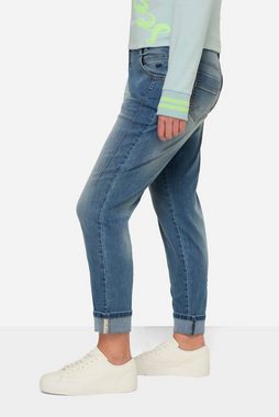 Laurasøn Regular-fit-Jeans Boyfriend-Jeans 5-Pocket mit recyceltem Polyester