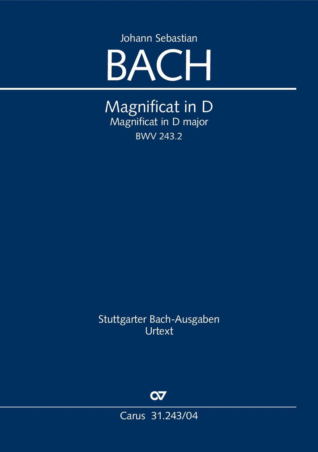 Magnificat in D (Klavierauszug) / Johann Sebastian Bach