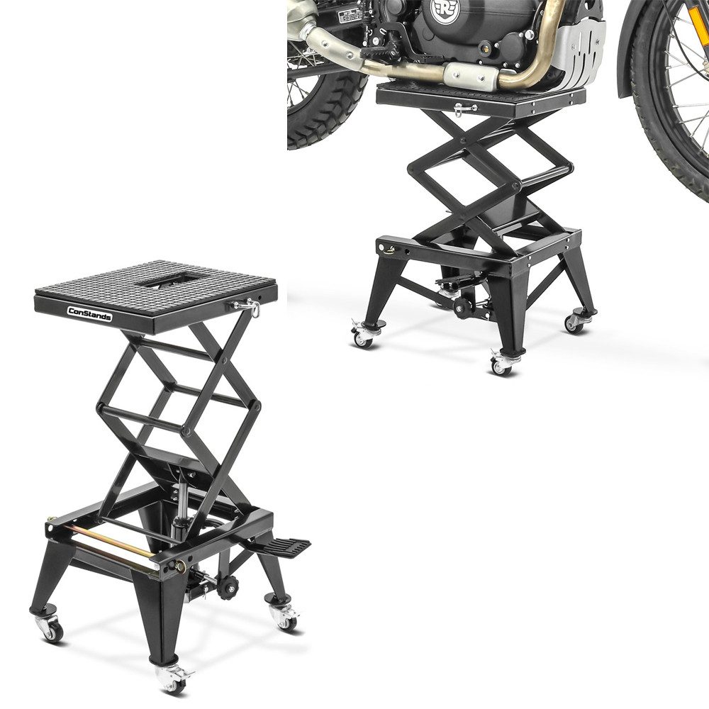 ConStands Motorradheber 2x Motorradheber Enduro # Crosslift XL Motocross Scherenheber mit Roll