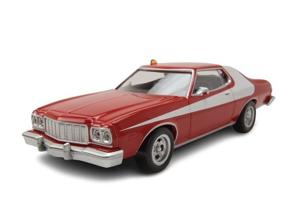 Norev Modellauto Ford Gran Torino 1975 rot weiß Starsky & Hutch, Maßstab 1:43