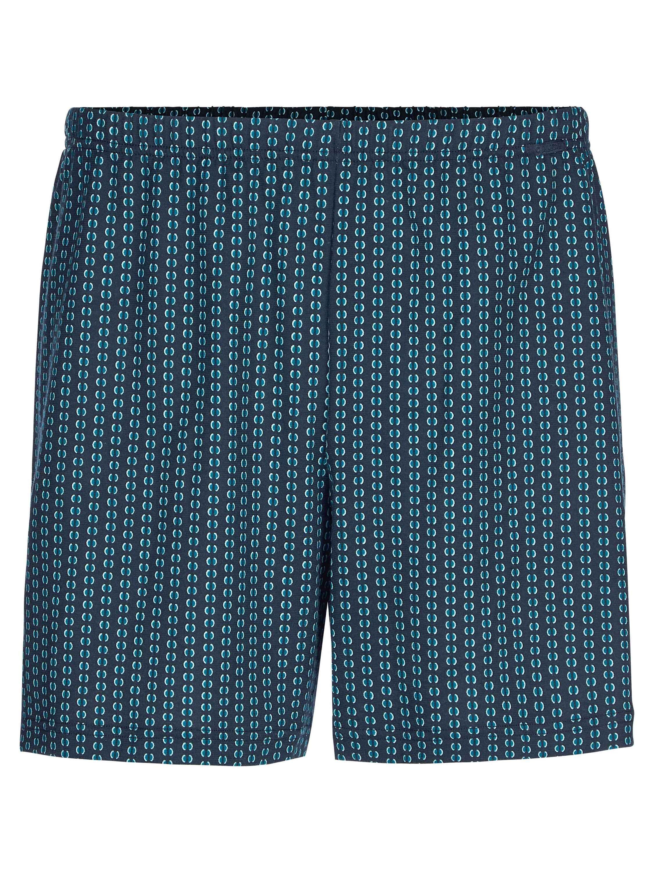 CALIDA Boxershorts Jersey-Boxershorts ohne deep lagoon green (1-St) Eingriff