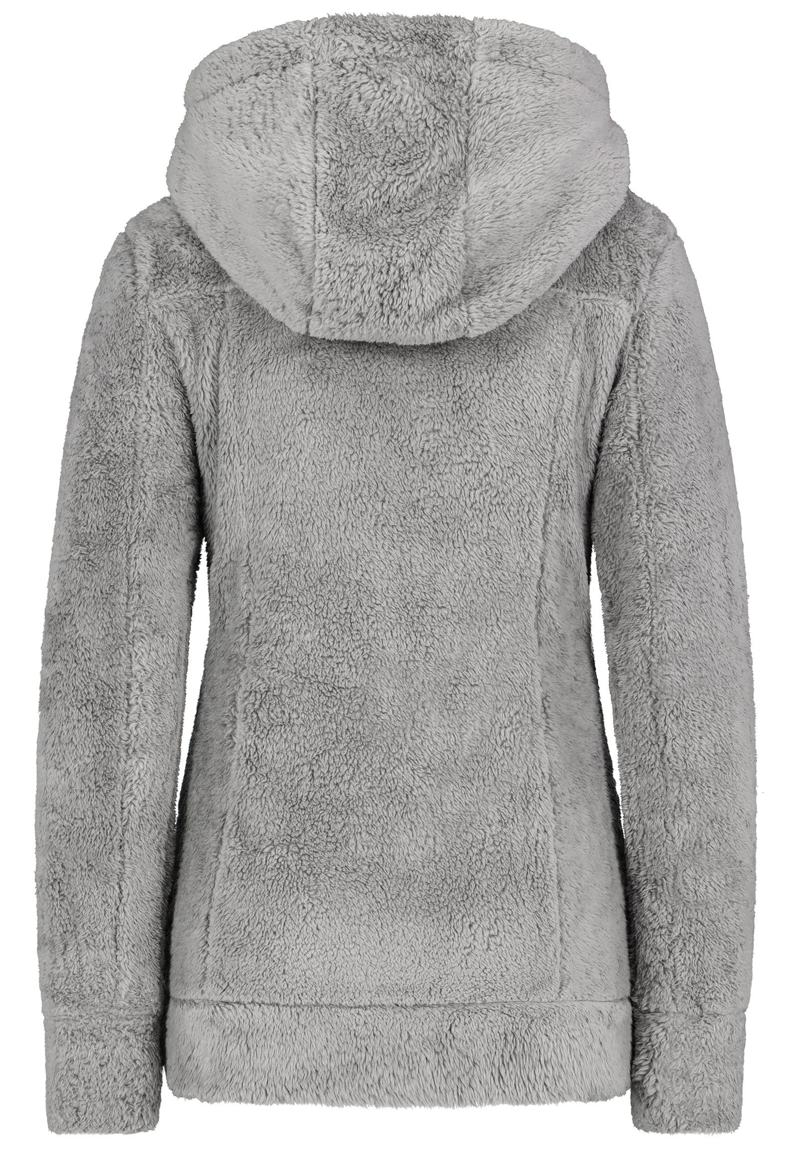 SUBLEVEL Fleecejacke Flauschiger Fleecemantel mit Kapuze