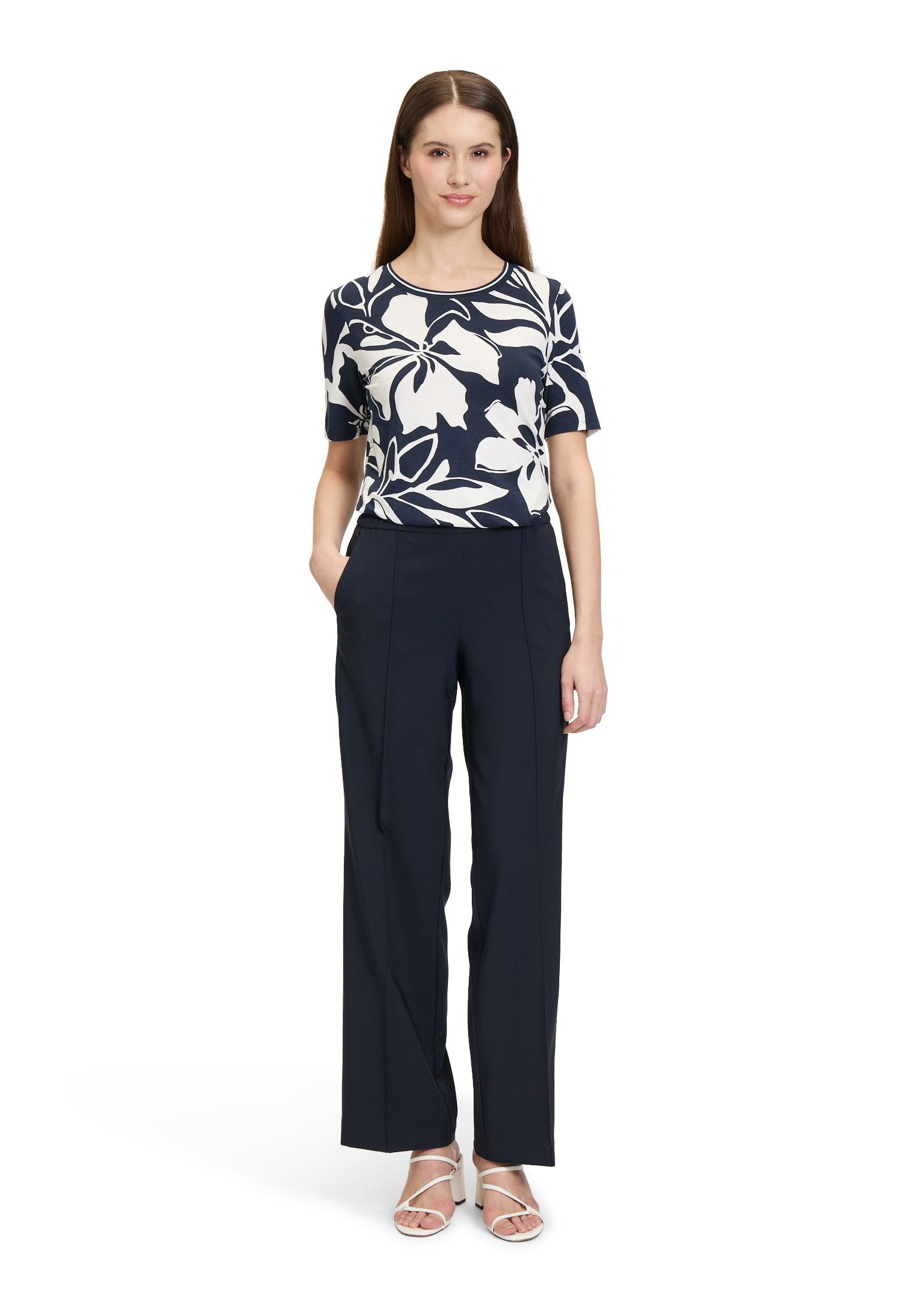 Betty Barclay Schlupfhose Damen unifarben Biesen