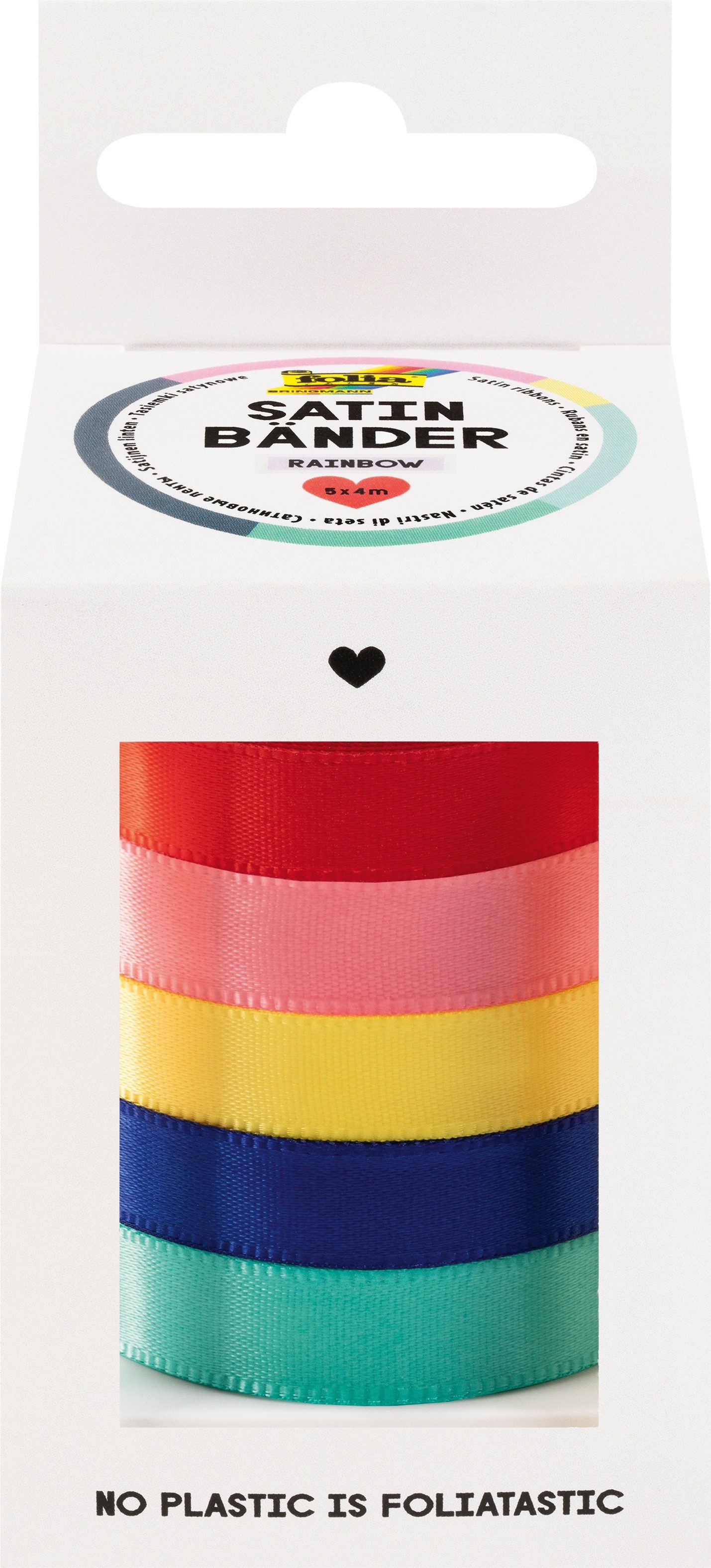 Folia Satinbänder, 4 m Bastelgarn