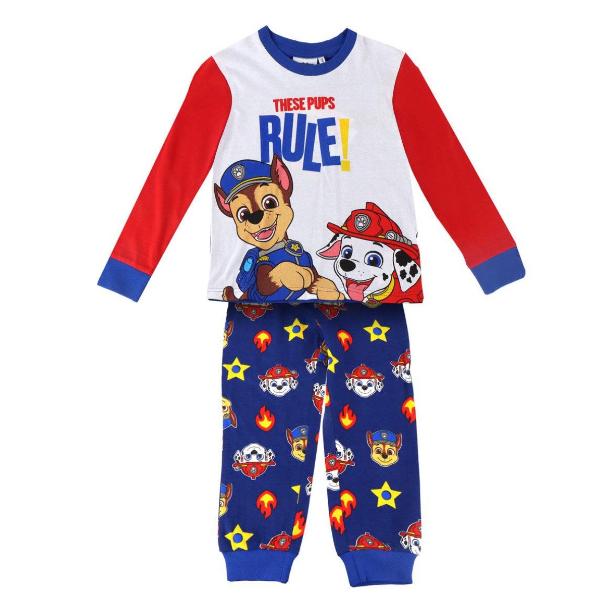 Pyjama Paw Patrol Kinder Trainingsanzug Baumwollmix Zweiteiler Freizeitanzug
