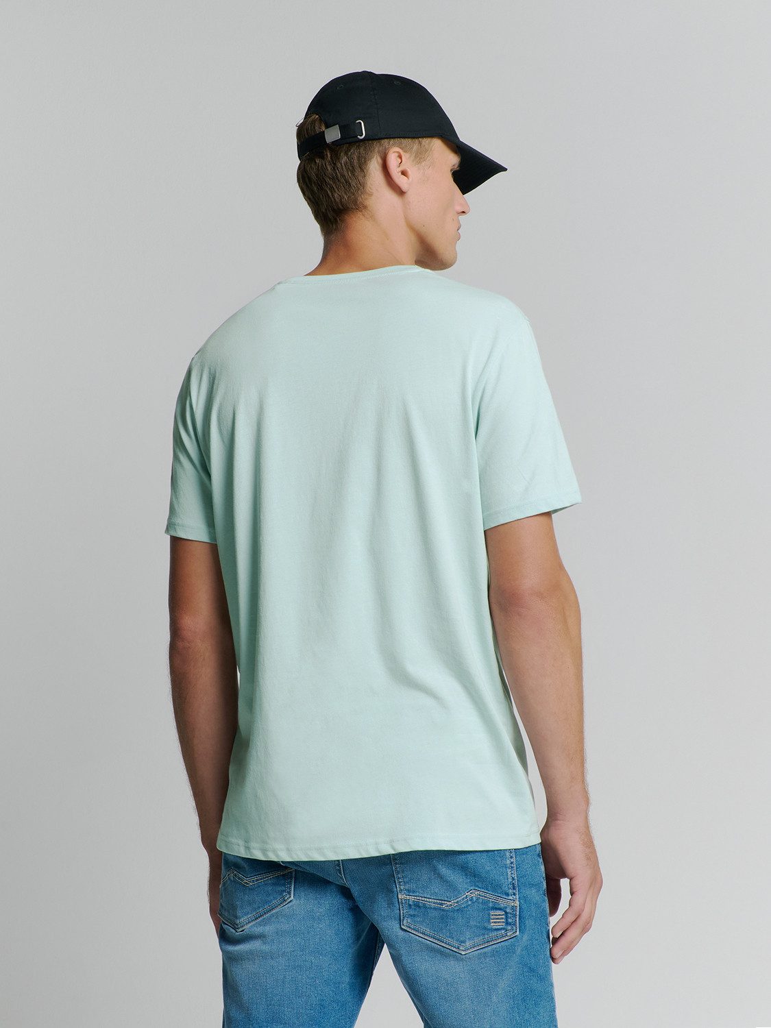 NO EXCESS T-Shirt "No Excess Basic Rundhals T-Shirt T-Shirt Crewneck Solid günstig online kaufen
