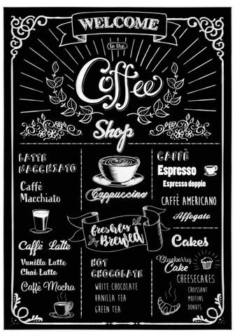 Komar Wandtattoo »Coffeeshop« (1 St) selbstk...