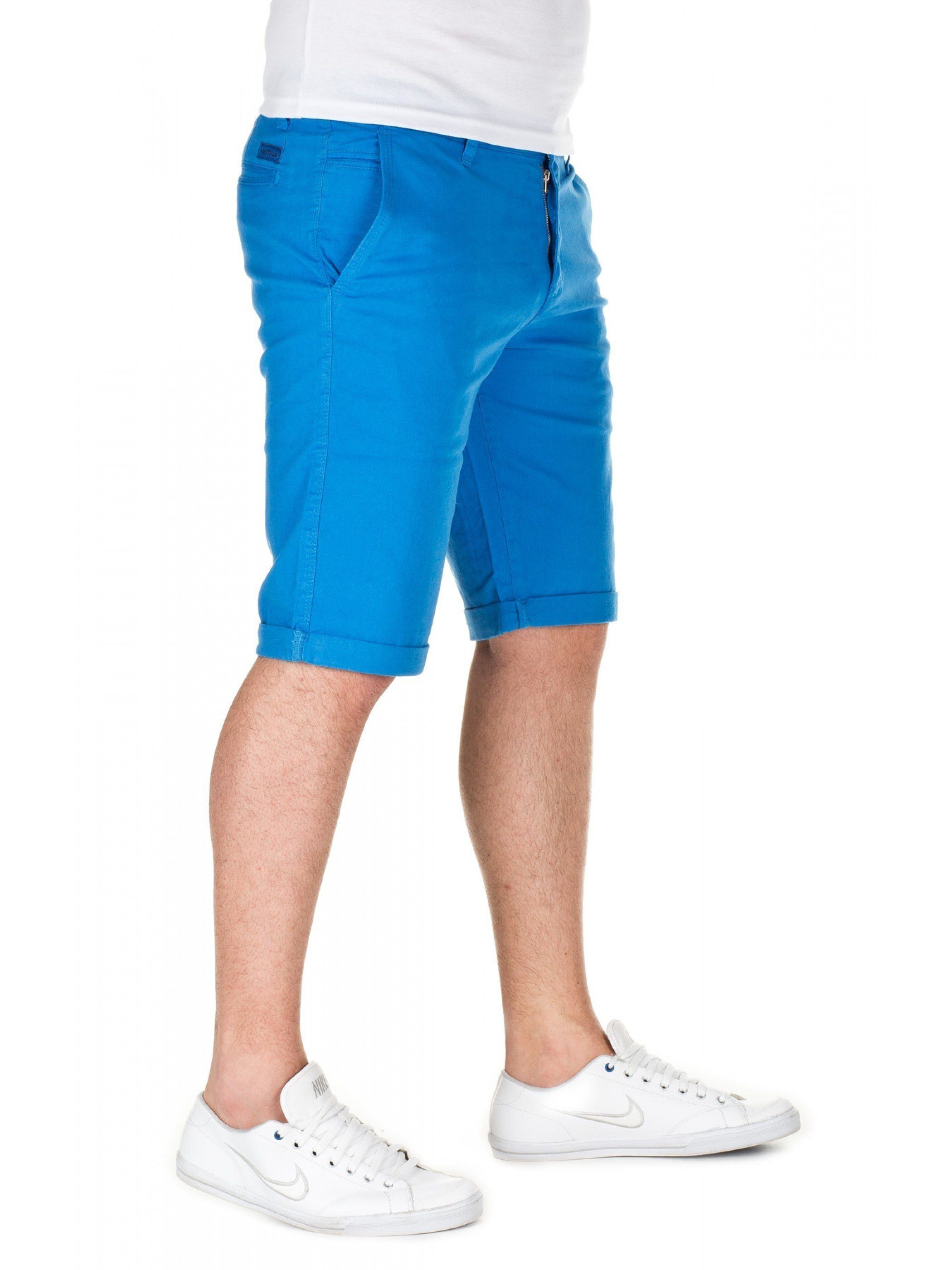 Kallari shorts WOTEGA Chino Shorts Blau in (blue 44000) Unifarbe