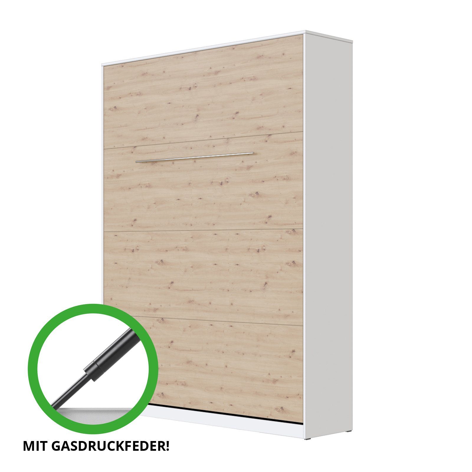 SMARTBett Schrankbett SMARTBett Standard 140x200 Vertikal/Hoch günstig online kaufen